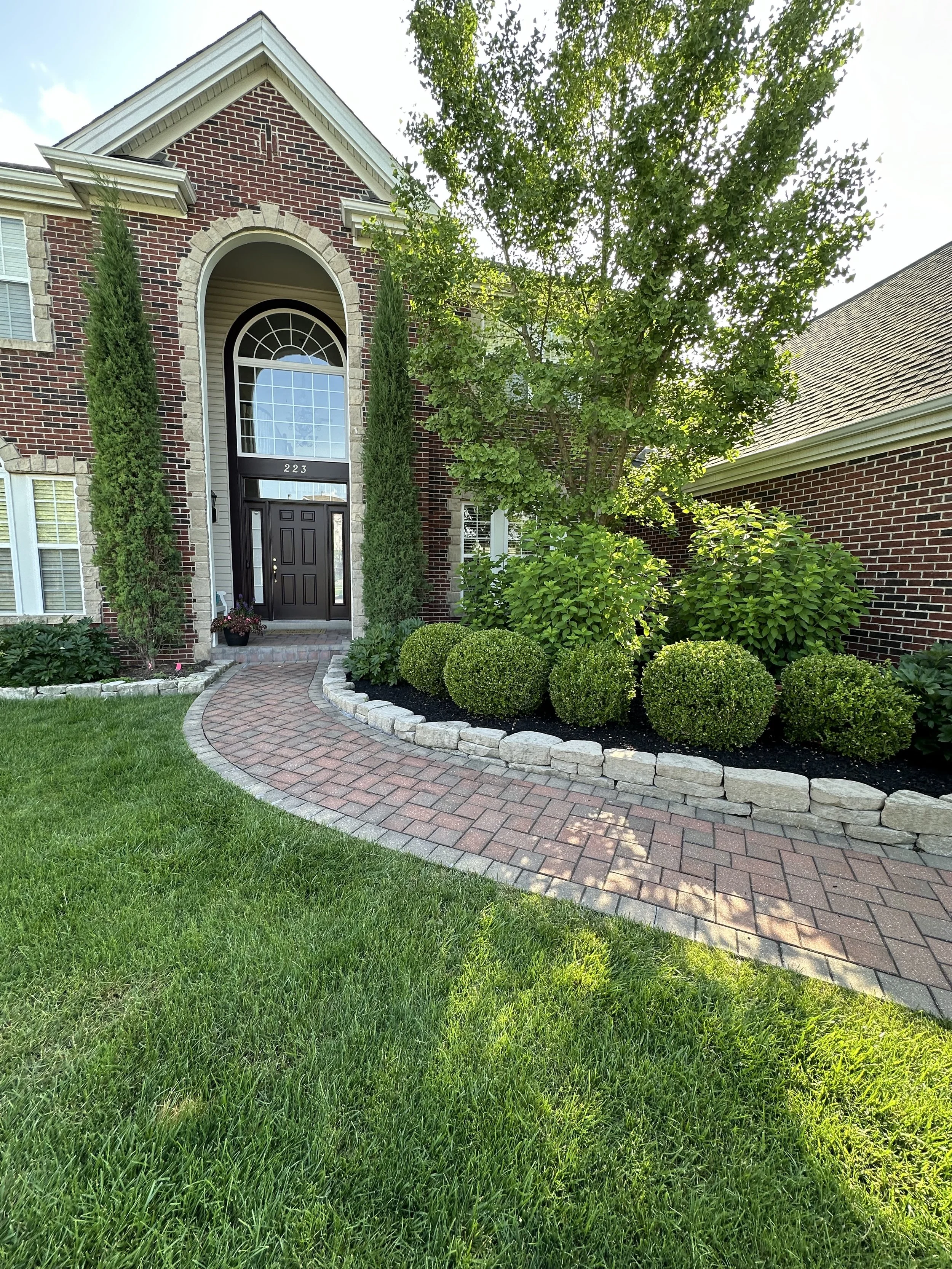 Front Landscape Install