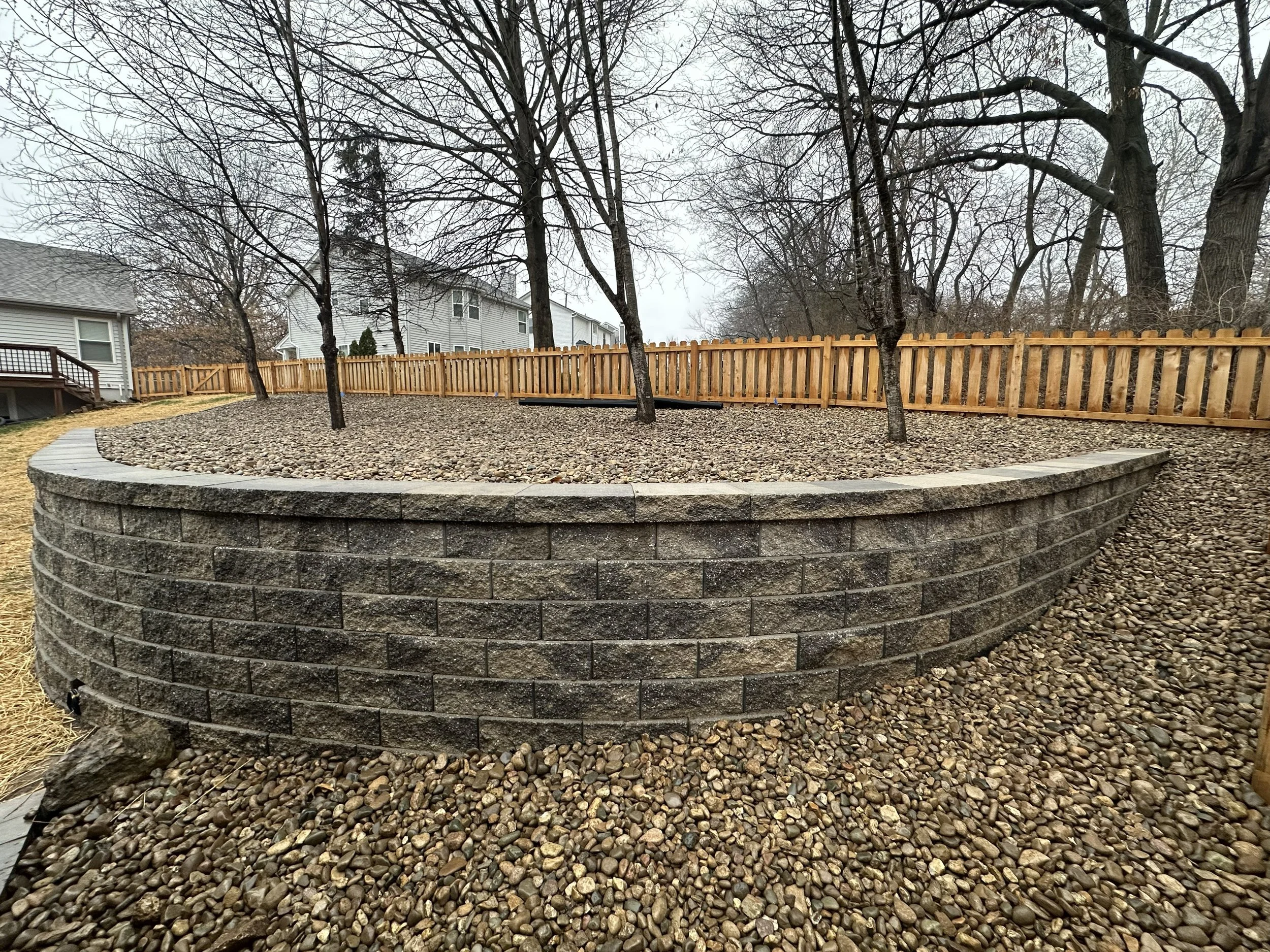 Large Retaining Wall