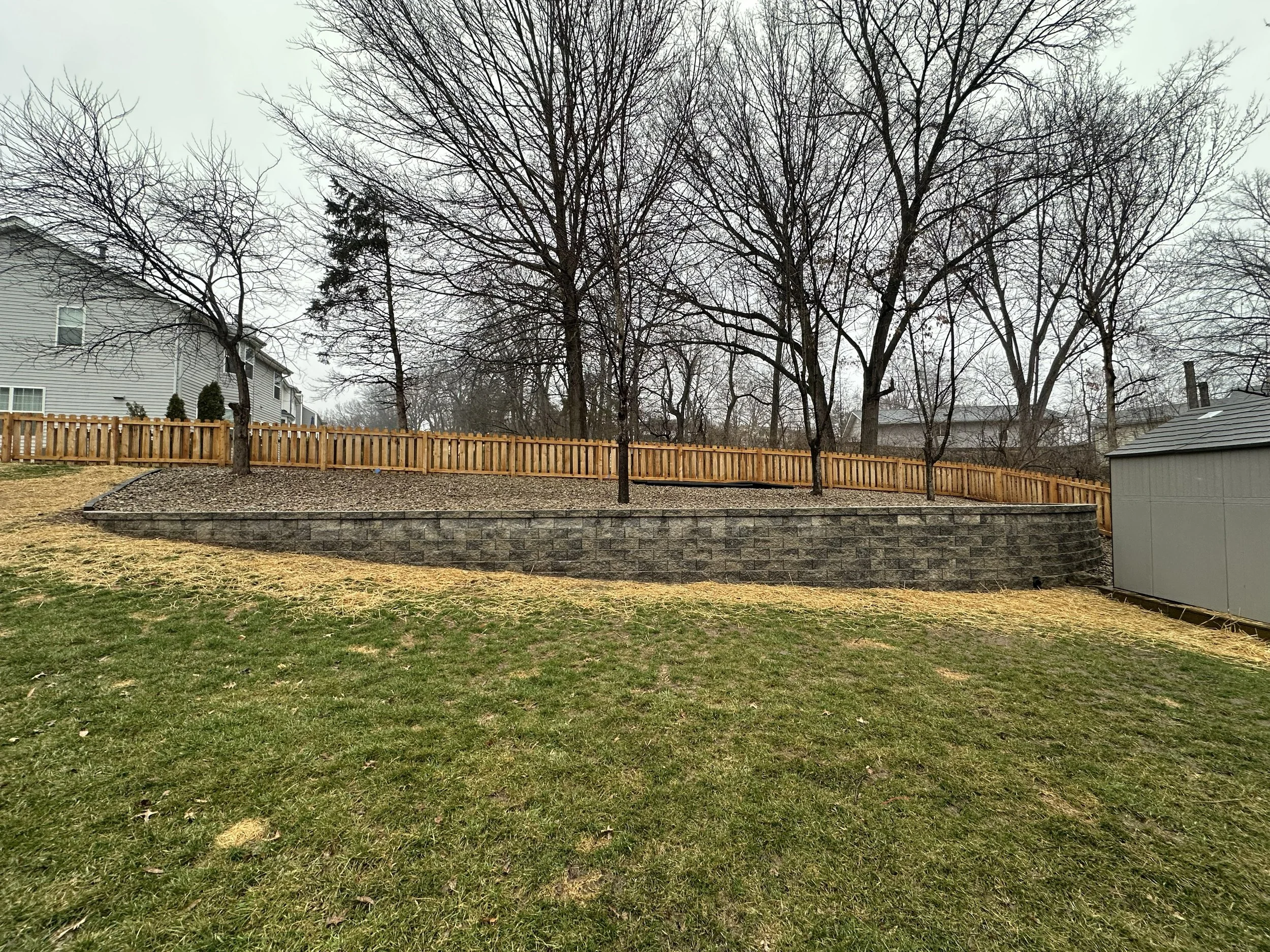 Large Retaining Wall