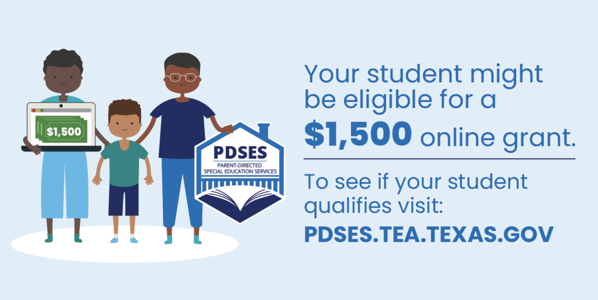 Your Student Might be Eligible for a $1,500 Grant from TEA!