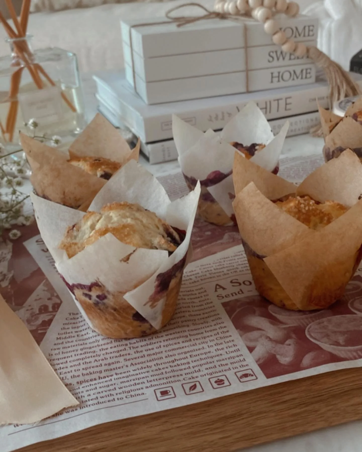 Happy Birthday to the Boy Who Lived! Celebrating with these blueberry muffins from the Unofficial Harry Potter Cookbook, inspired by Mrs.Weasley&rsquo;s loving attempt to comfort Harry with muffins before his hearing in Order of the Phoenix. Crunchy 