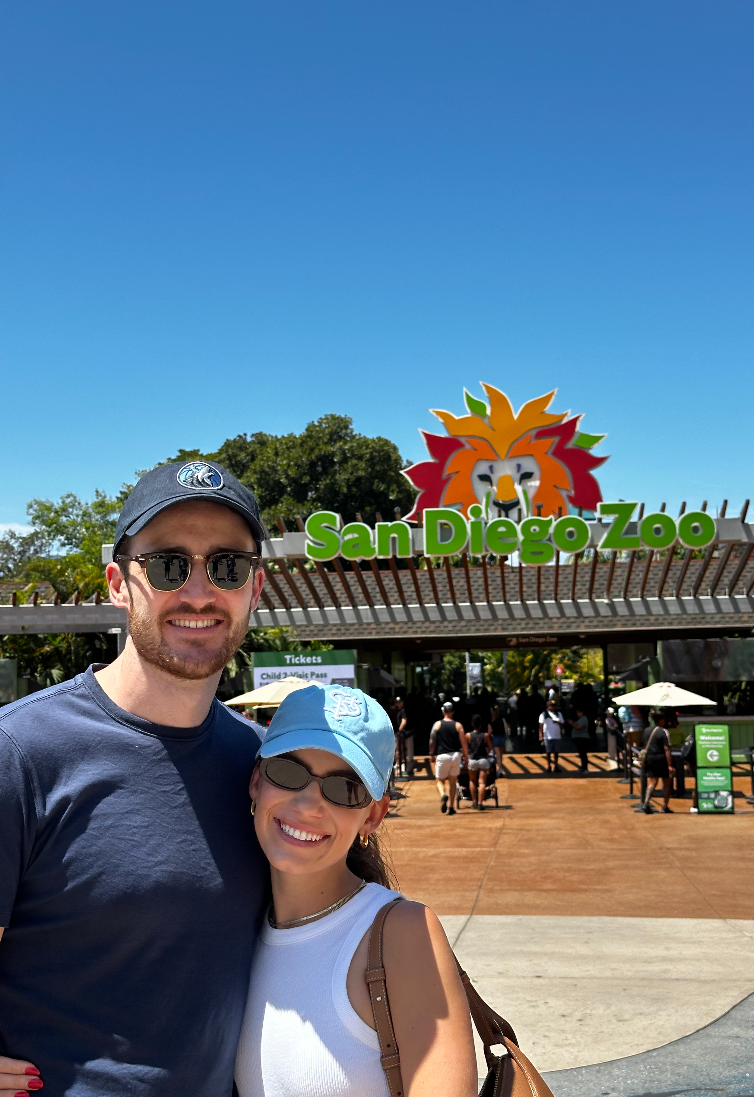 DeLane and Dominic at the San Diego Zoo