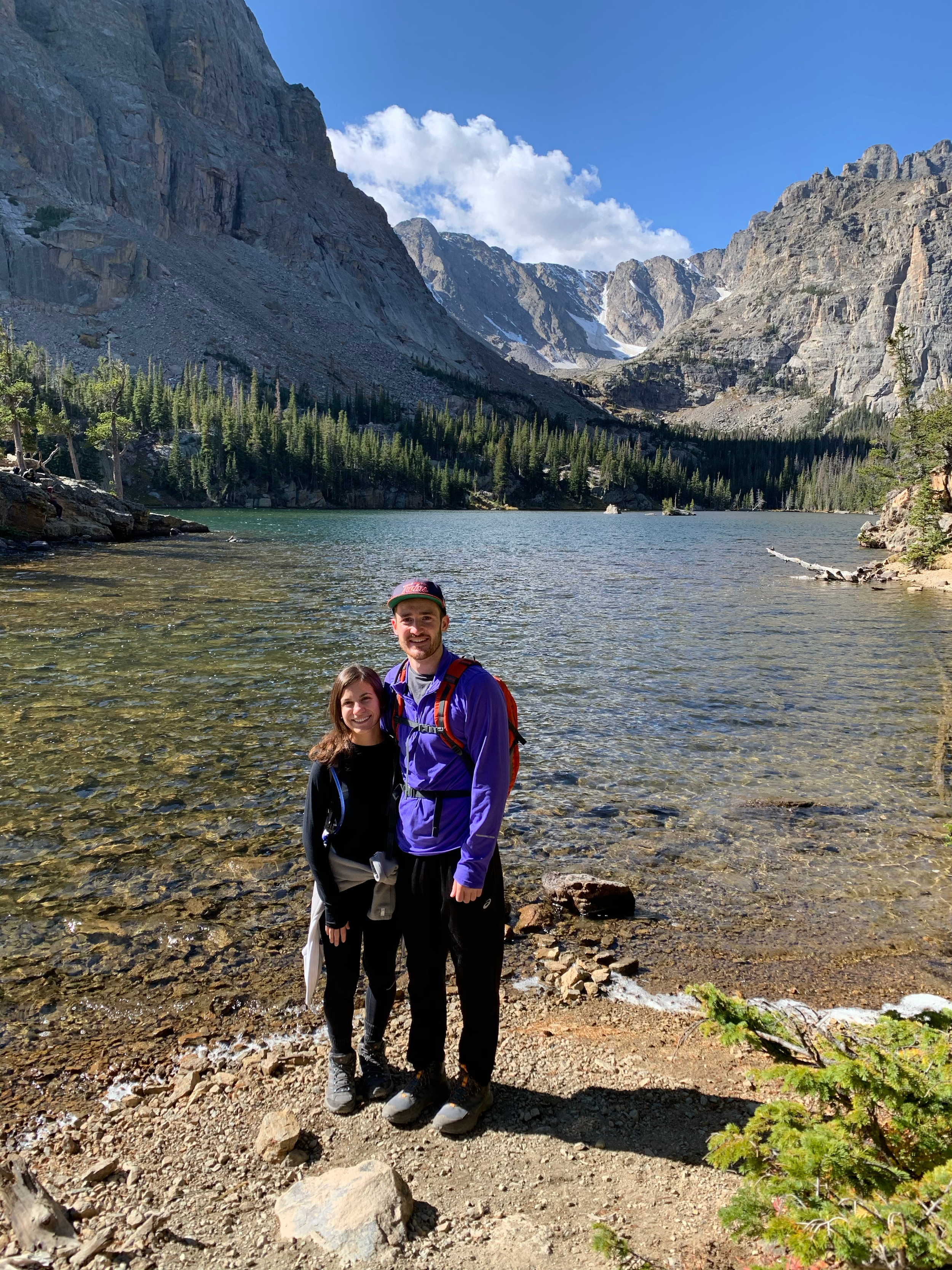 DeLane and Dominic Hiking the Rockies