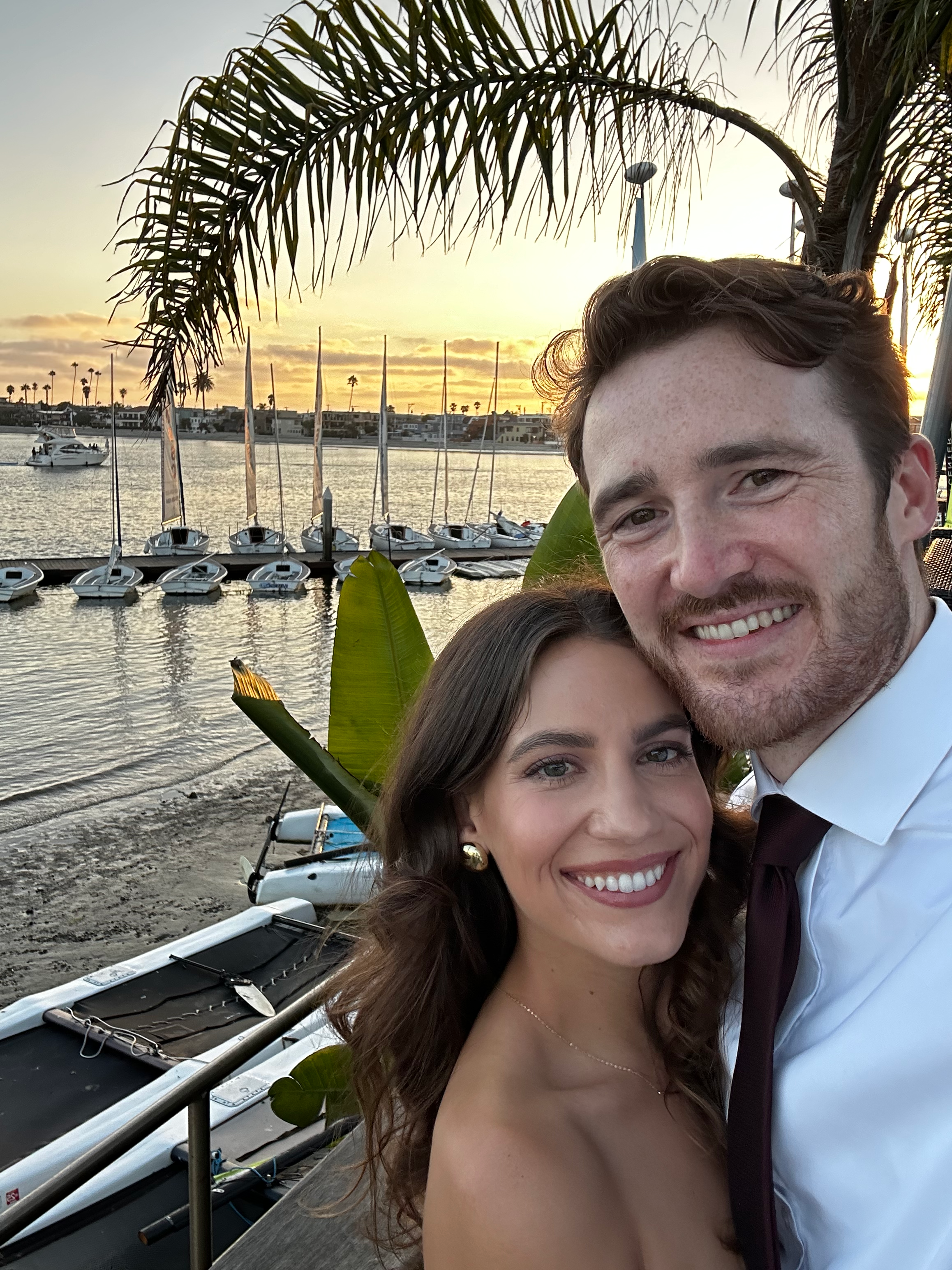 DeLane and Dominic at a Wedding