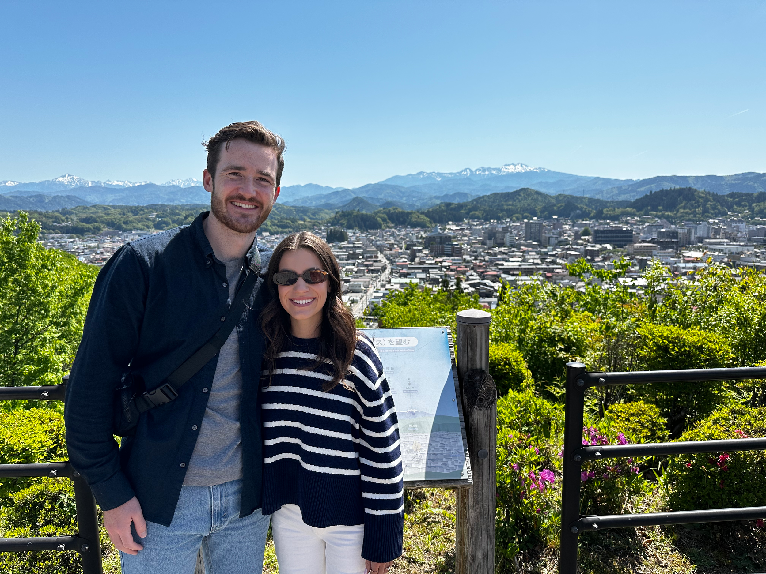 DeLane and Dominic in Takayama, Japan