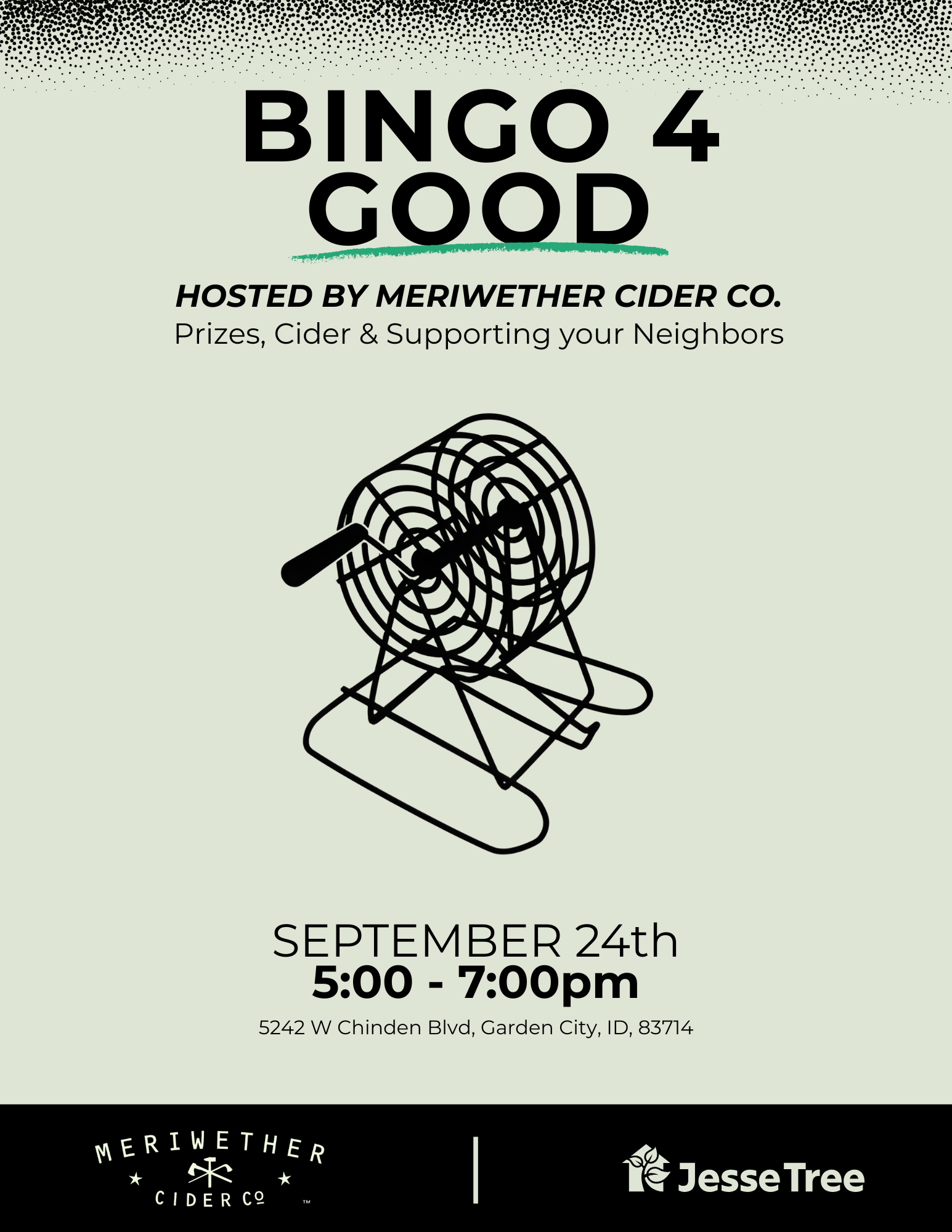 Meriwether Cider Bingo Night