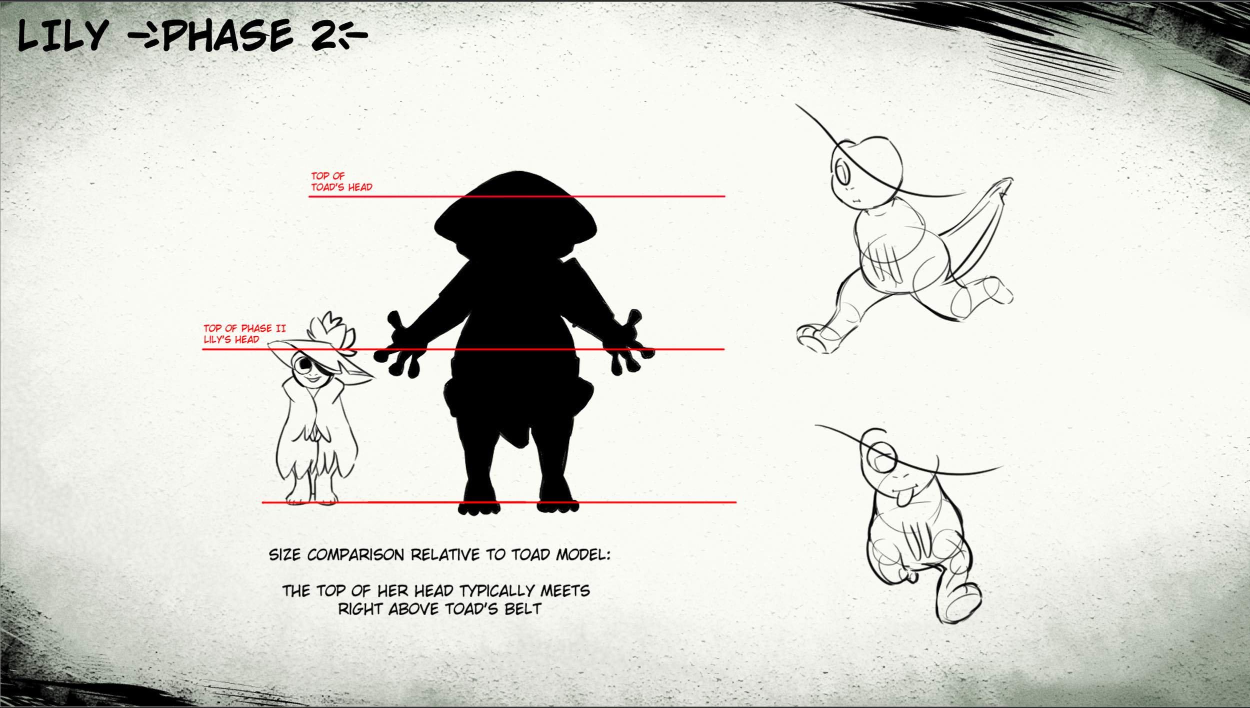 Lily Phase 2 notes; more proportion.