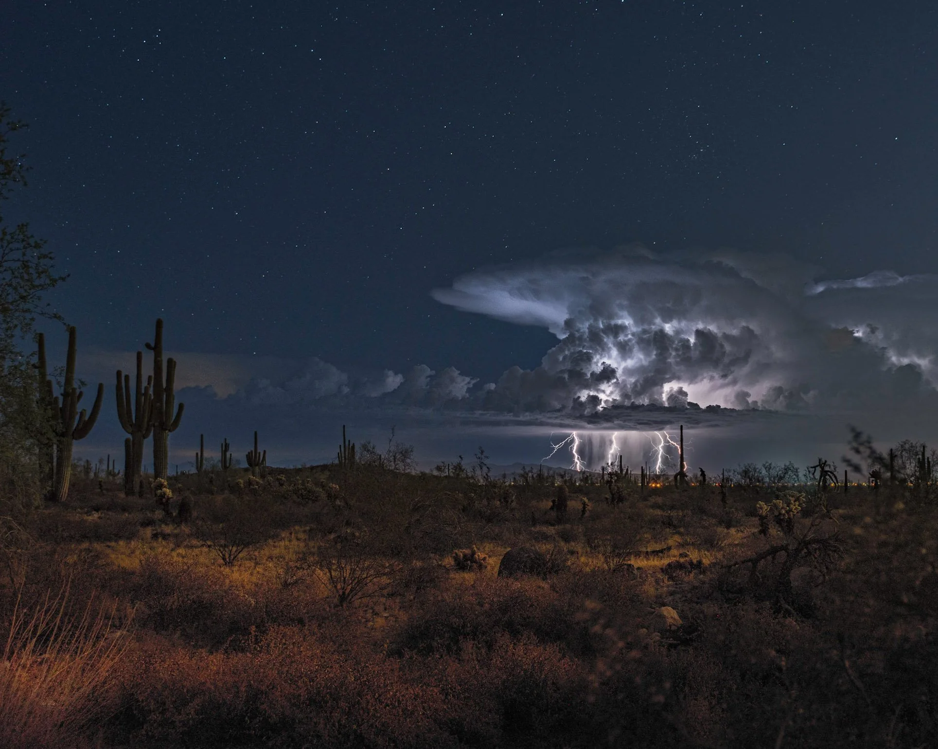 The Grand Finale:
The desert holds its breath as the storm delivers its last and loudest surge—an exit worthy of thunder’s throne.