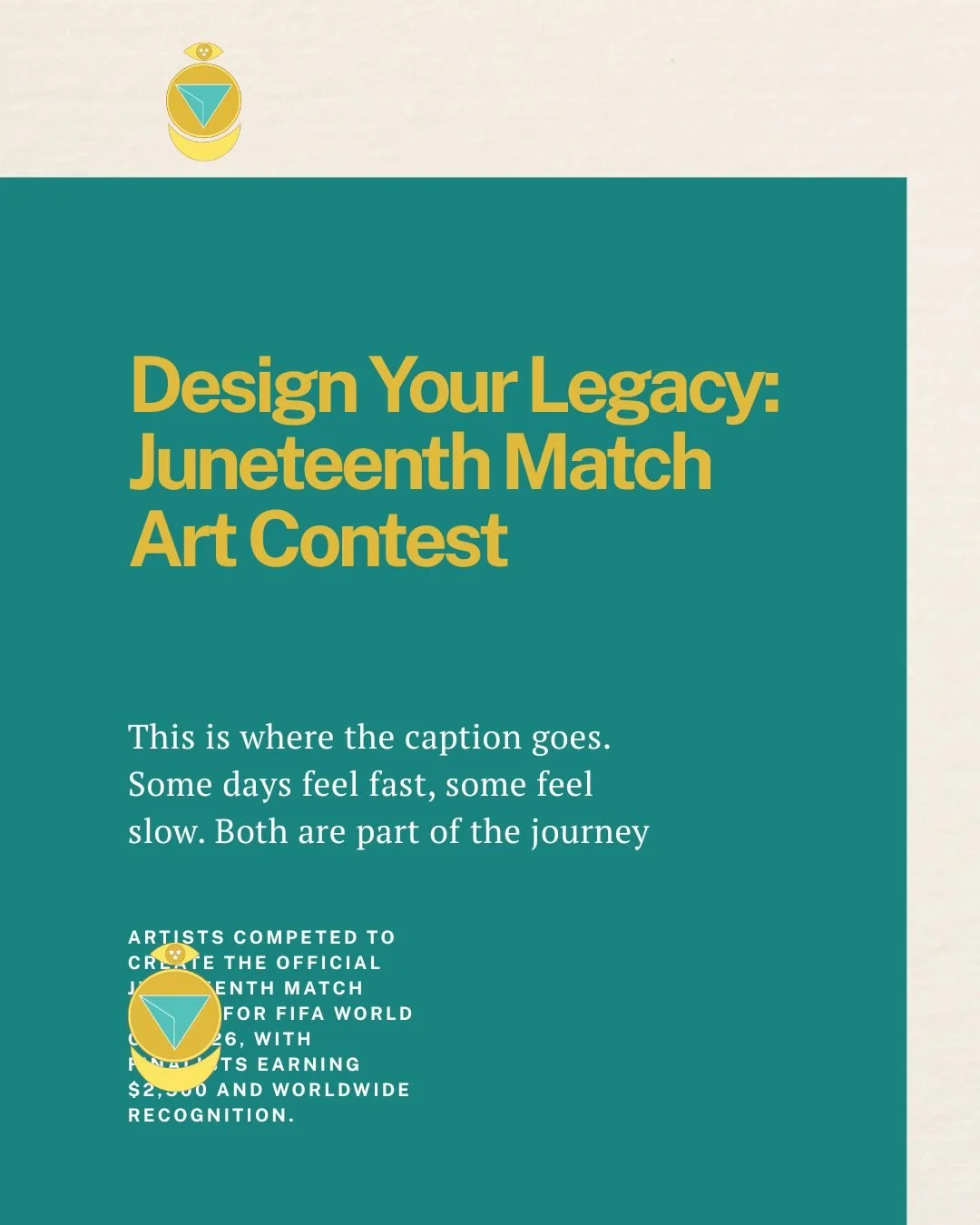 Artists competed to create the official Juneteenth match design for FIFA World Cup 2026, with finalists earning $2,500 and worldwide recognition.
👉 https://solelint.org