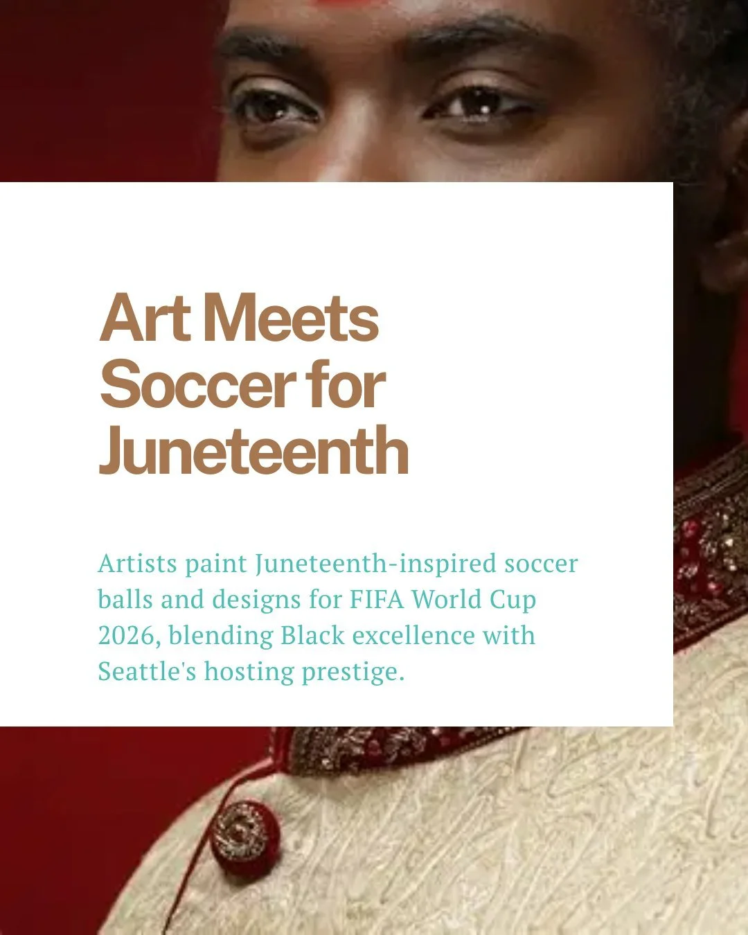 Artists paint Juneteenth-inspired soccer balls and designs for FIFA World Cup 2026, blending Black excellence with Seattle's hosting prestige.
👉 https://solelint.org