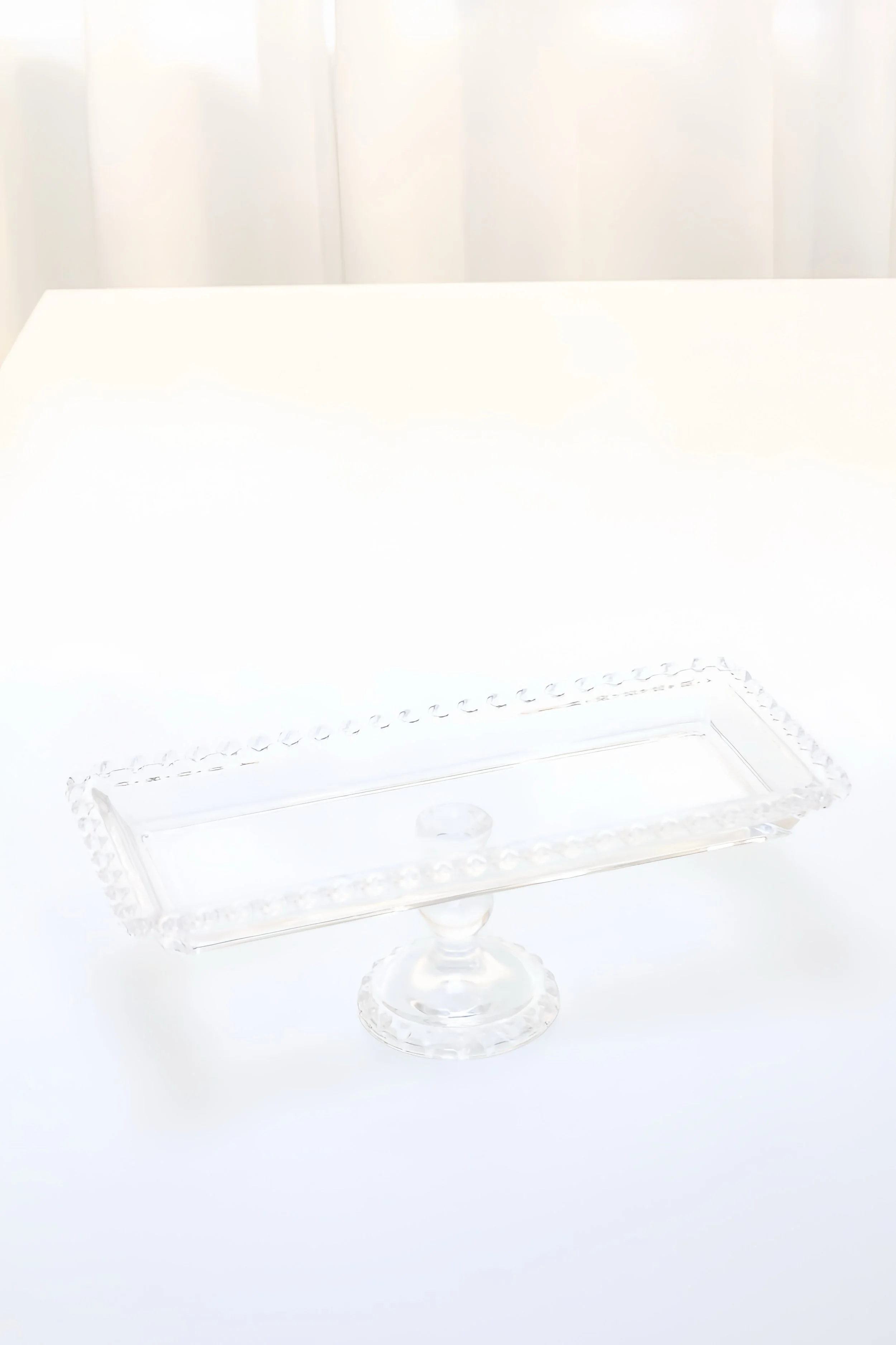 [RENTAL] 12” Clear Dessert Stand