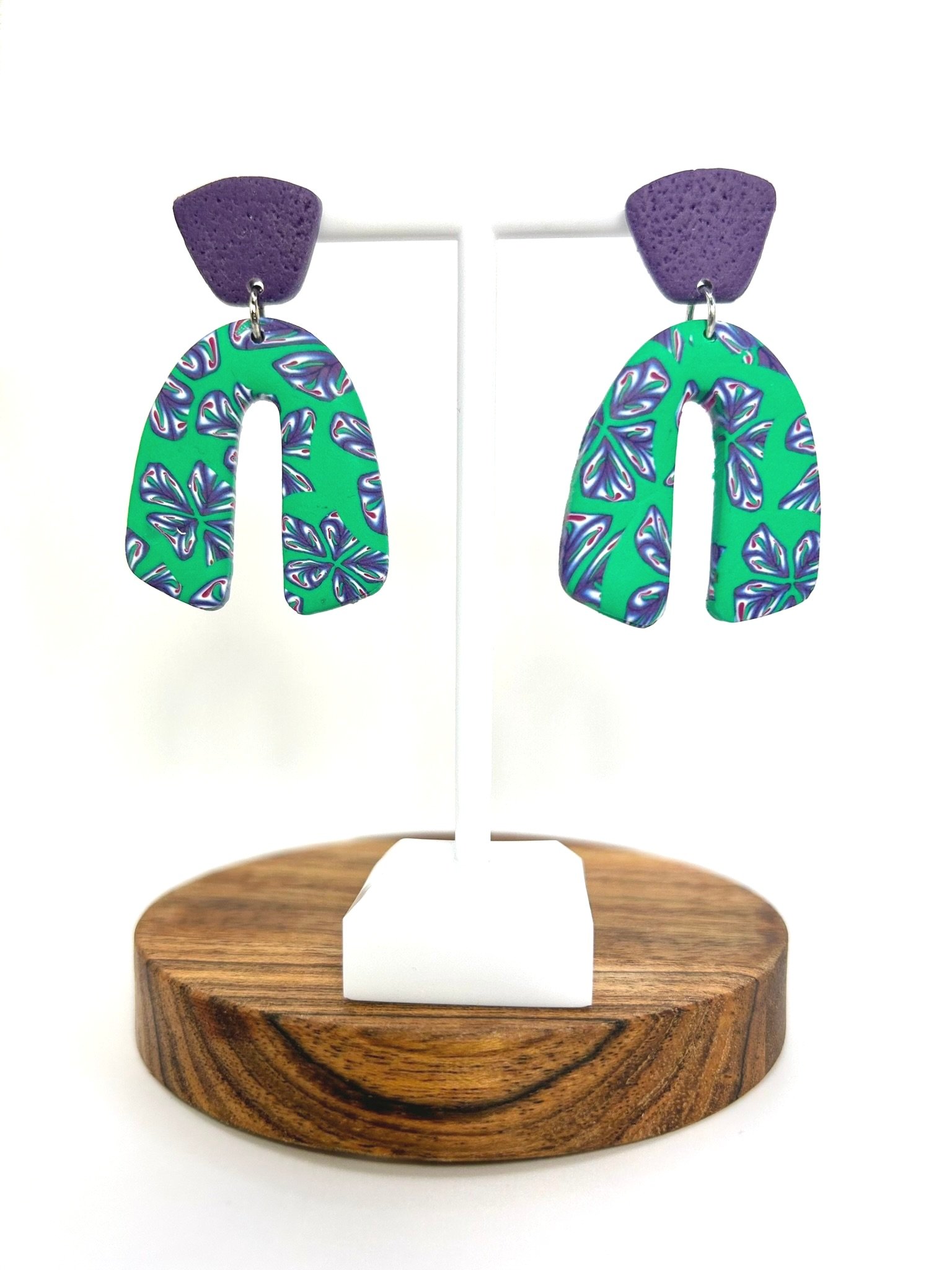Green and Purple Florals