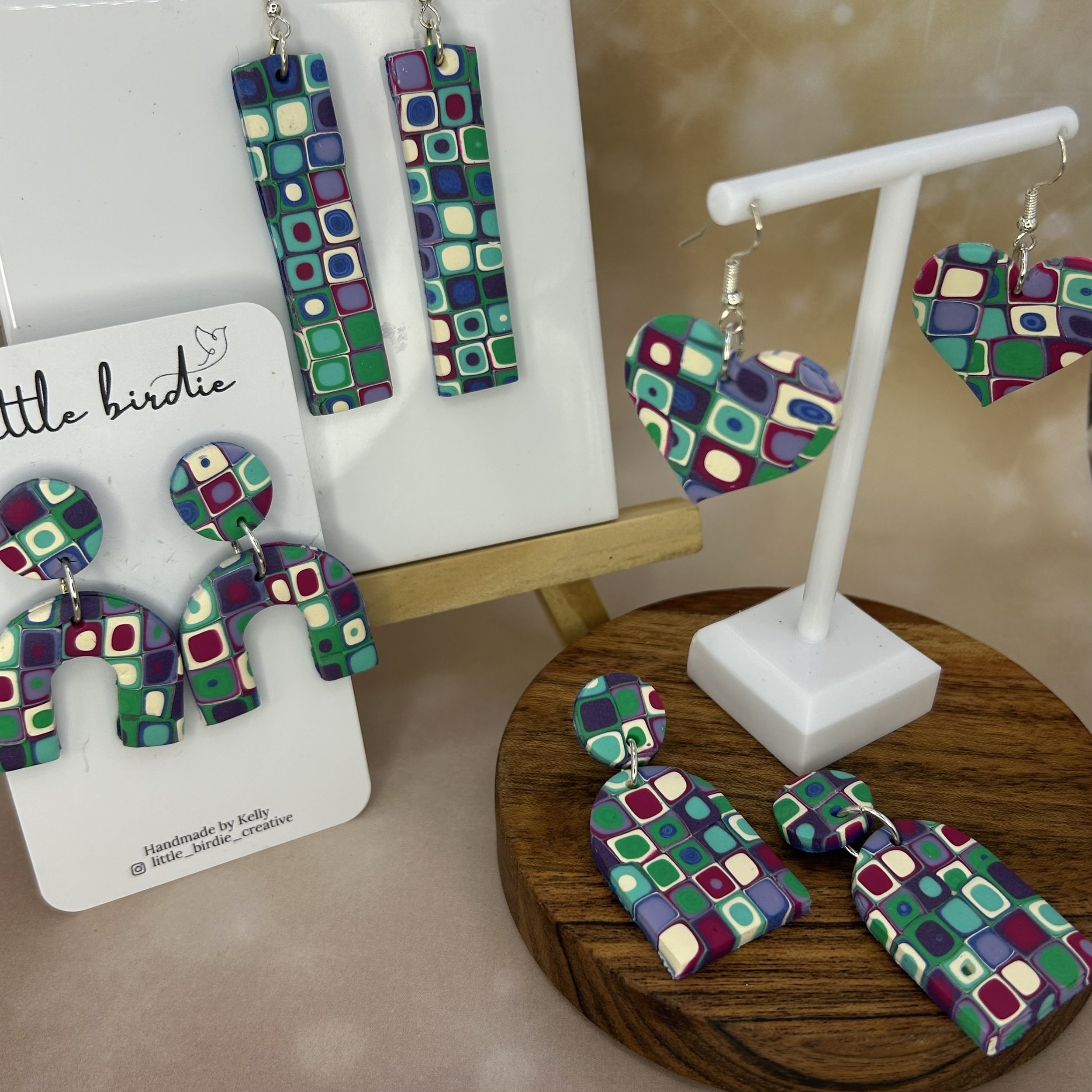 Stained Glass Earrings