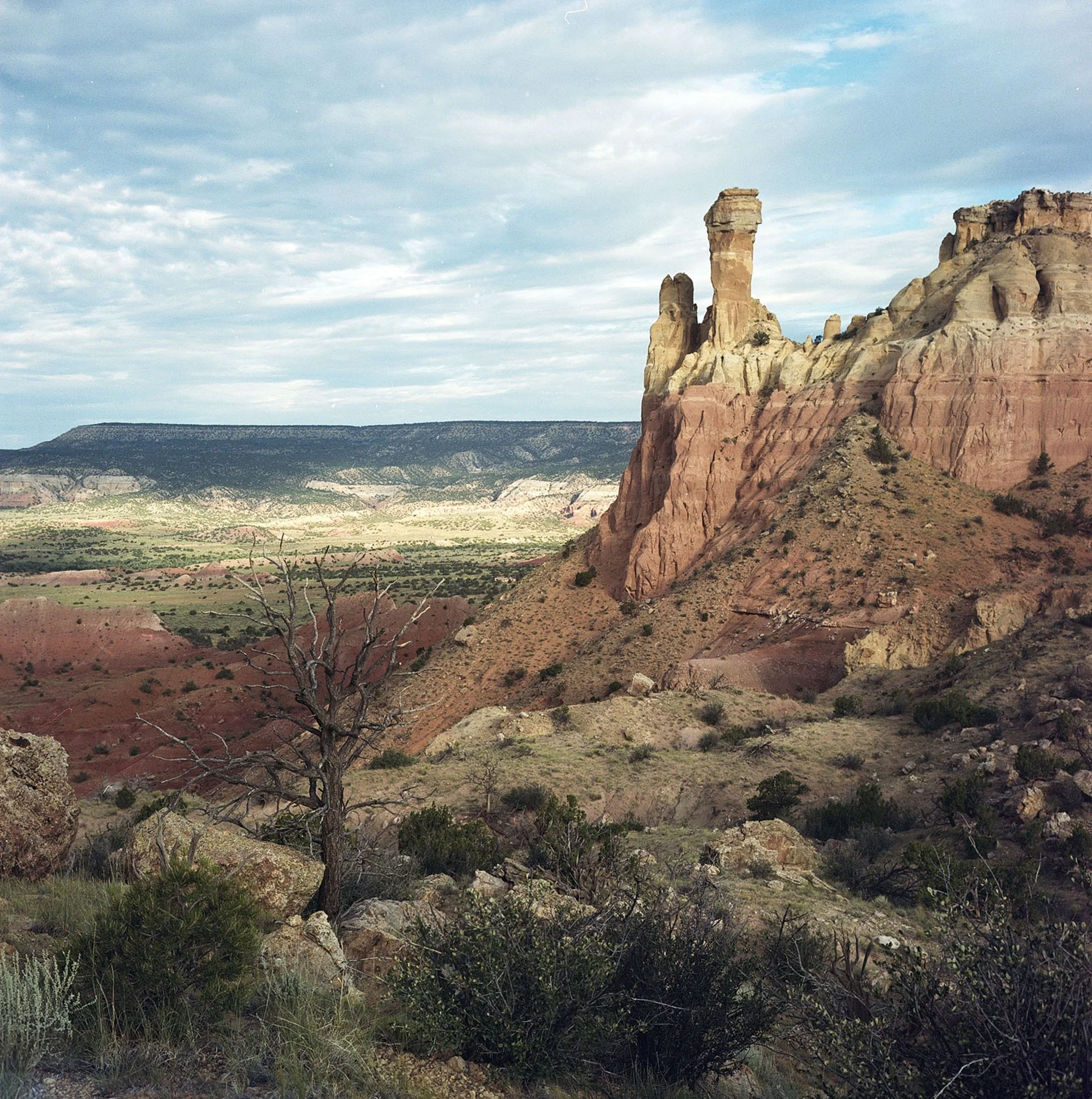 Analog photography Georgia O’Keefe landscape Ghost Ranch