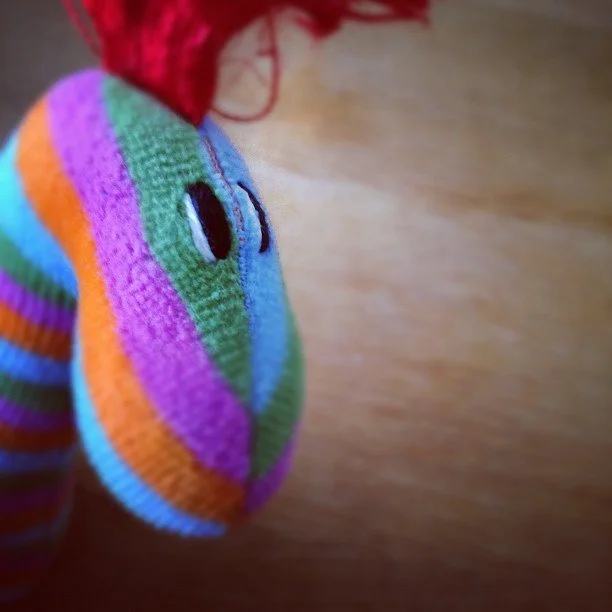 Min dotter är på semester. Men kvar är den här. Snart får jag träffa henne igen!