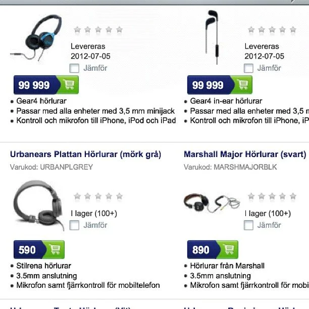 Vissa lurar på Elgiganten känns inte helt prisvärda...