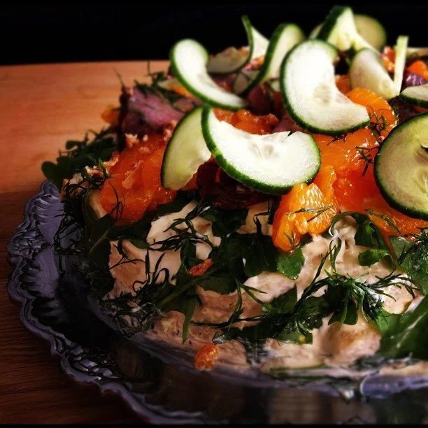 Min första Smörgåstårta!