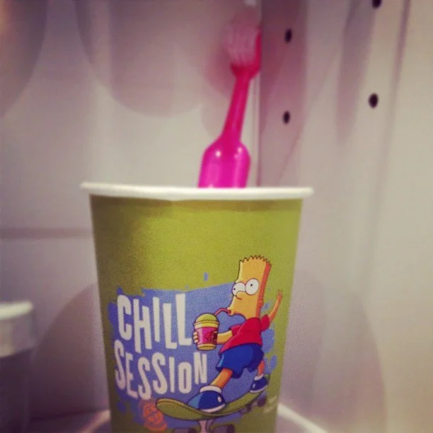 Min nya tandborstmugg!