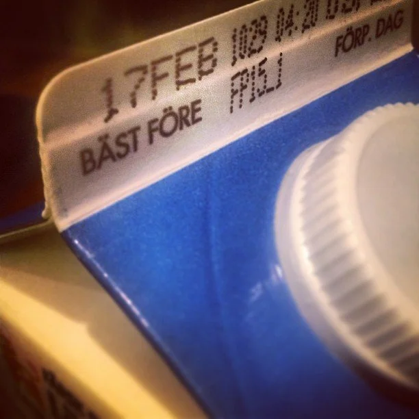 Fyller 30 år. Hurra! Den här tittade plötsligt ut ur kylen!!! Ett tecken?