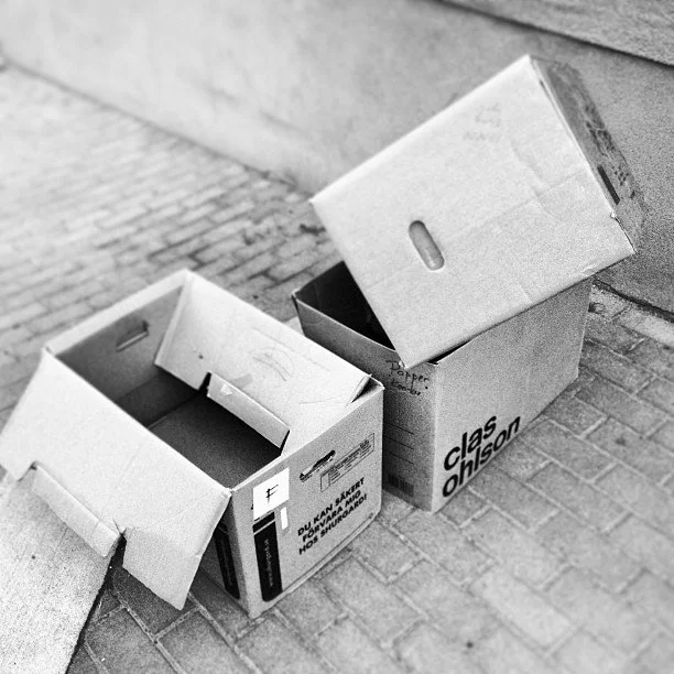 Efter ett halvår som nyinflyttad ryker de sista flyttkartongerna!