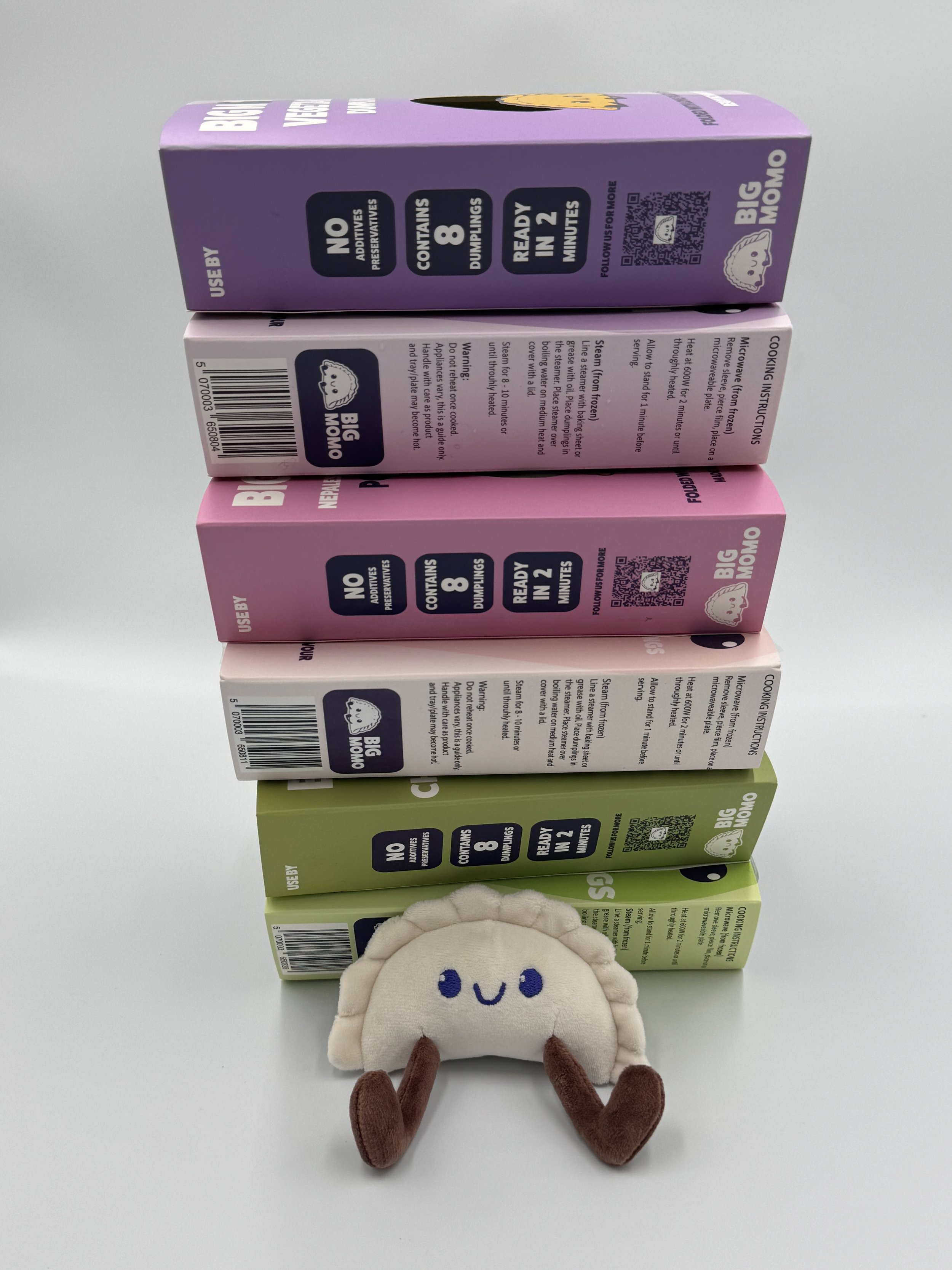 CHOOSE YOUR OWN - 6 Packs (Free Delivery and Free Momo Keychain)