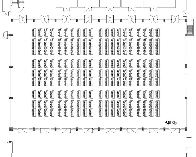 540 pax sınıf düzen 