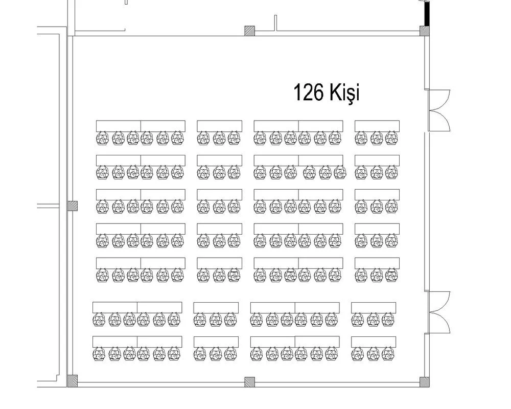 126 pax sınıf düzen