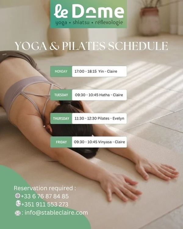 ✨🎄 Festive Wellness Schedule at Le D&ocirc;me &ndash; Lagos 🎄✨
Breathe, move, and unwind this holiday season at our warm and peaceful studio in the heart of Lagos.
Whether you&rsquo;re seeking grounding before Christmas, strength for the winter mon