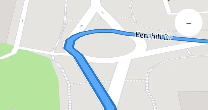 fernhill drive roundabout