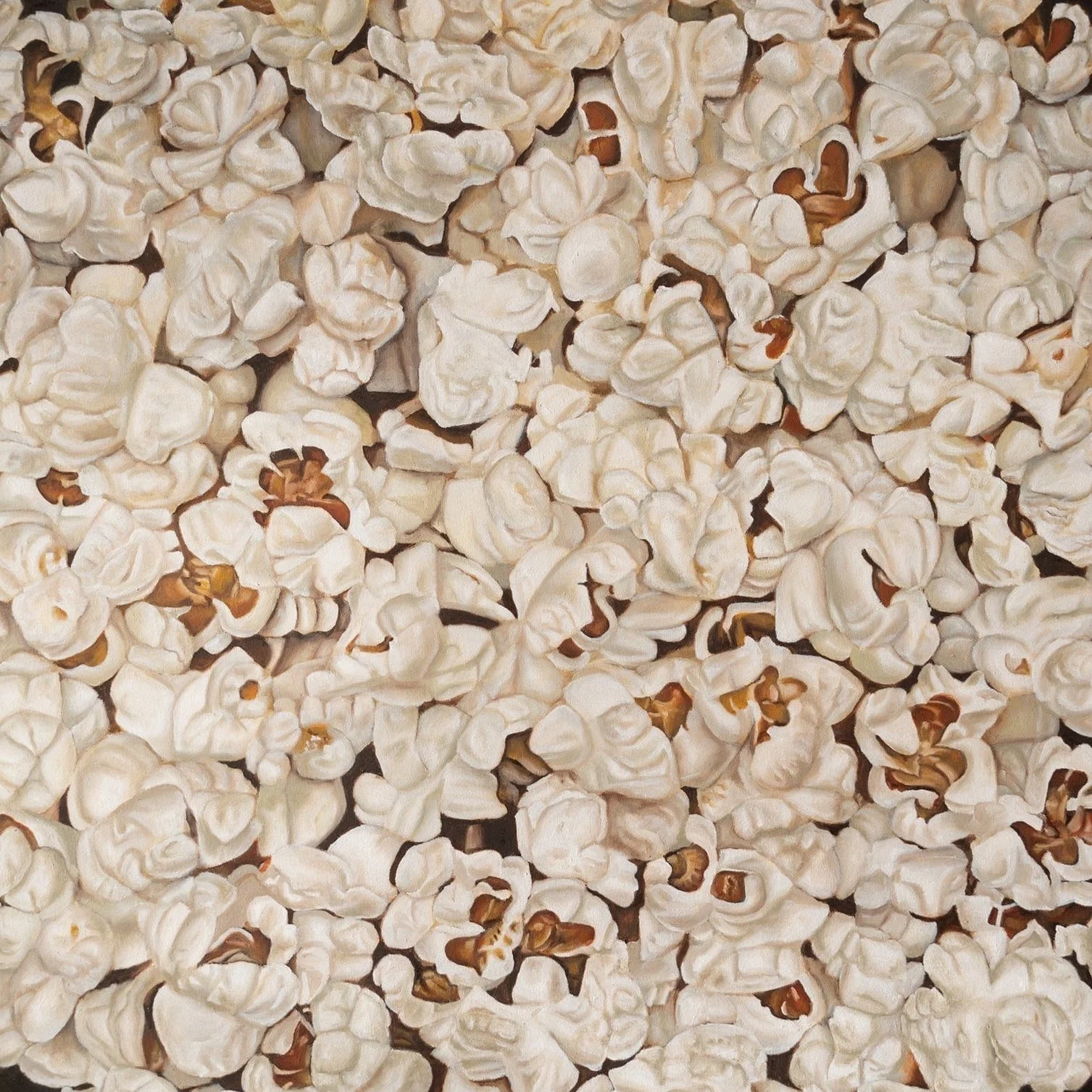 quadro pop corn olio su tela