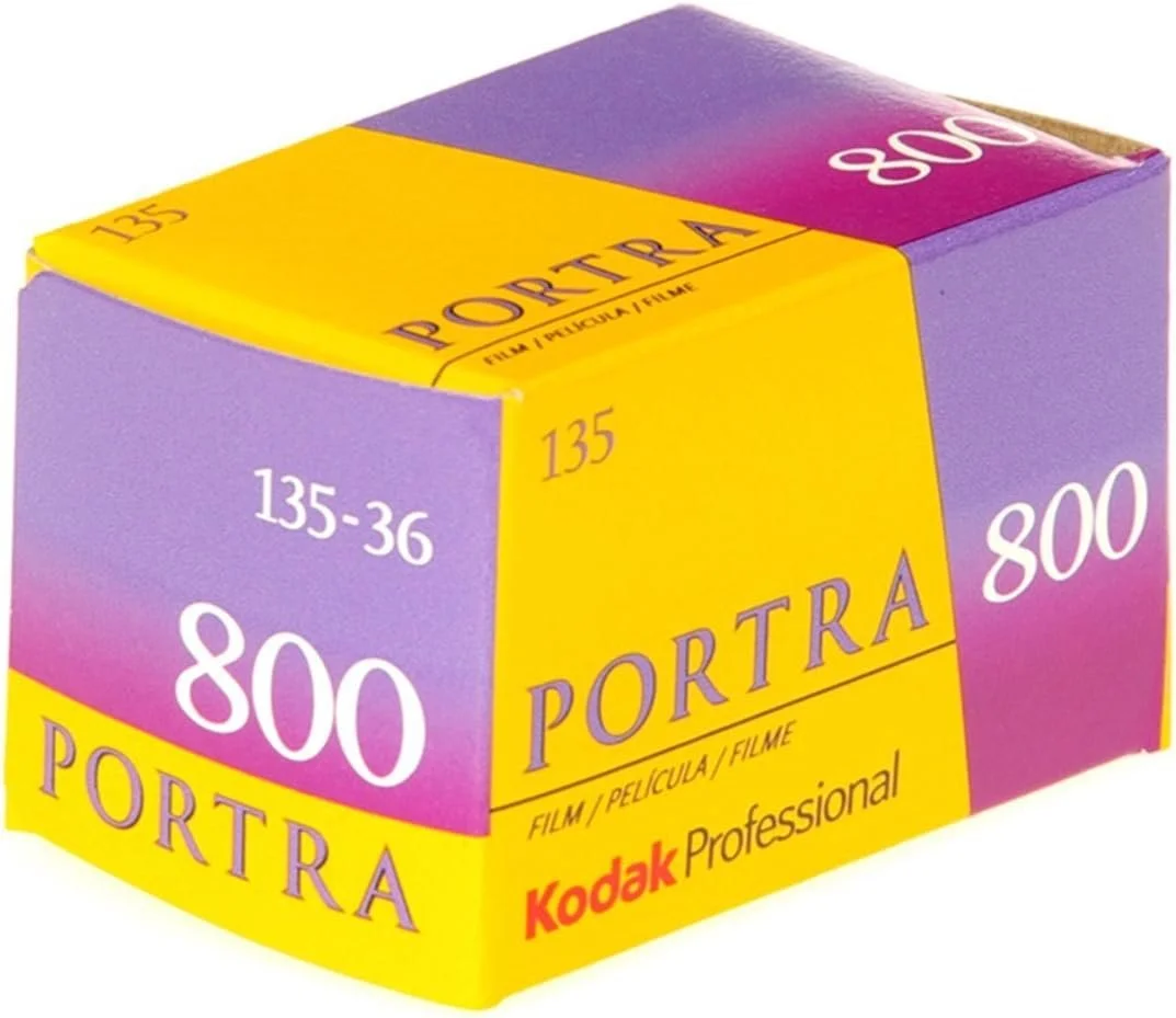Pack of 2 Kodak 145 1855 Professional Portra 800 Color Negative Film (ISO 800) 35mm 36 Exposures