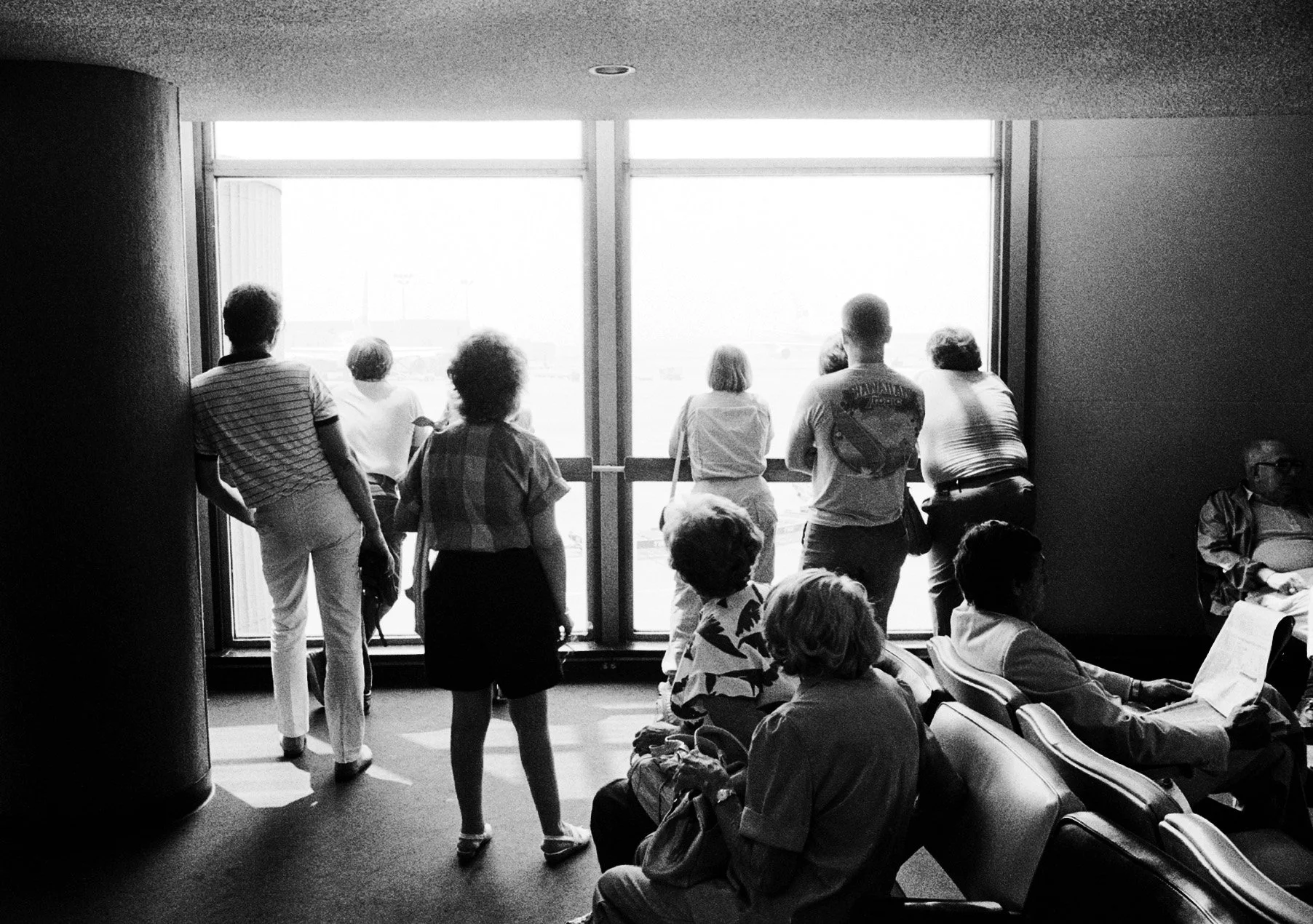 Departure, LAX CA 1984