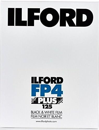 Ilford FP4+ Black and White 4x5 Sheet Film Pack of 25