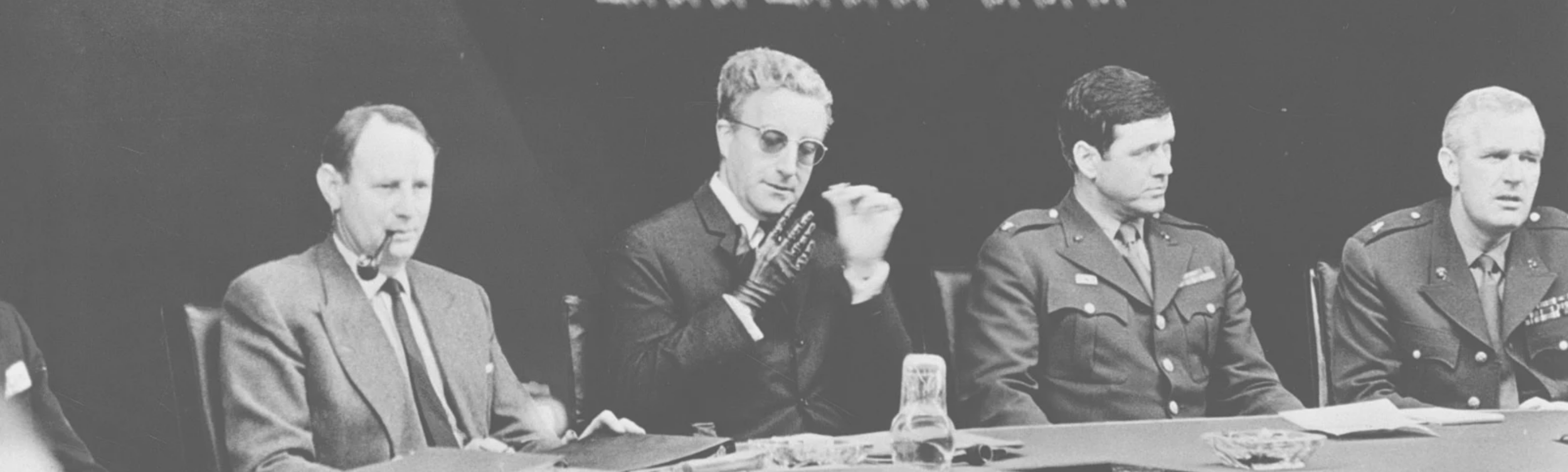Actor Peter Sellers as Dr. Strangelove