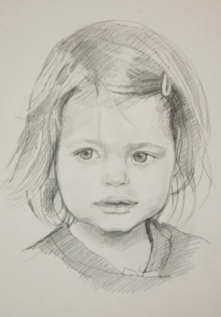 Coco A4 pencil on paper