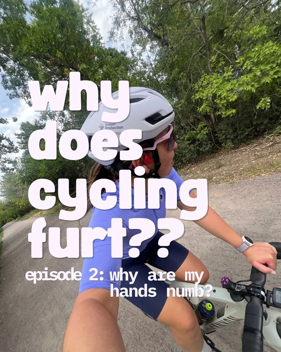 don&rsquo;t let numbness become normal 🤗 there are loads of fixes and adjustments you can make

biggest thing to pay attention to is how long it lasts, if you can&rsquo;t shake the numbness after your ride a top notch bike fit should 100% be in your