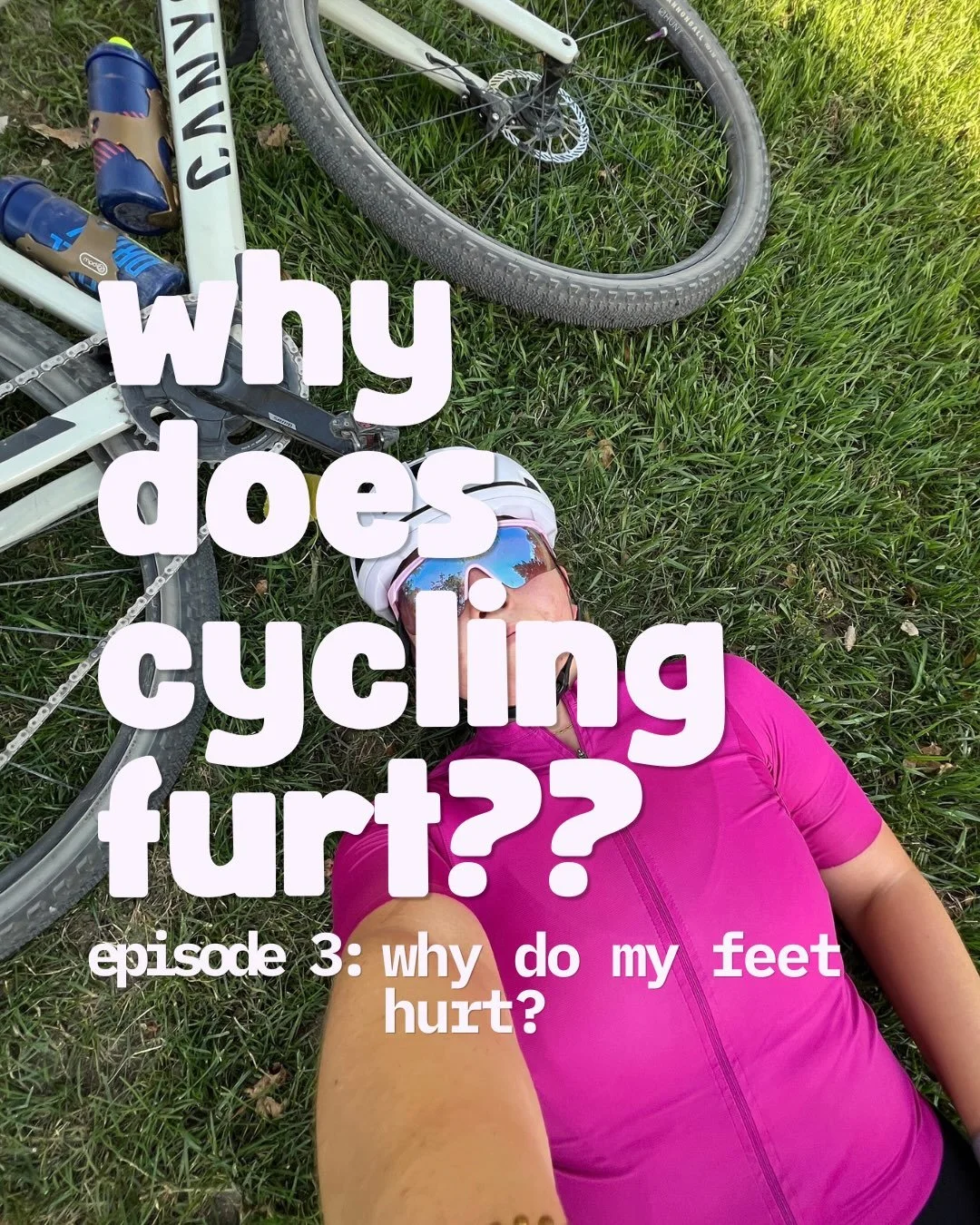 i used to get to a point on a ride where i just wanted to tear my shoes off&hellip; but with a few little fixes, i feel wayyy better ☺️

the main theme of this series is that on the bike, you have 3 points of contact: your seat, your handlebars and y