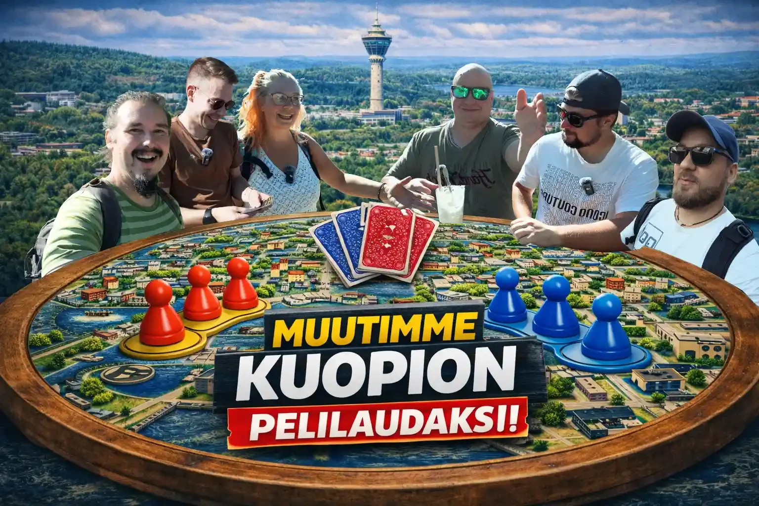 Kuopio muuttui pelilaudaksi - Yrittäjät kilpailivat Kuopion herruudesta