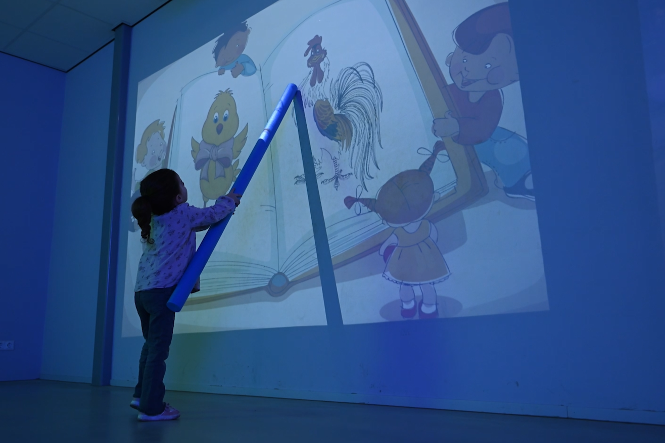Interactive Colouring wall