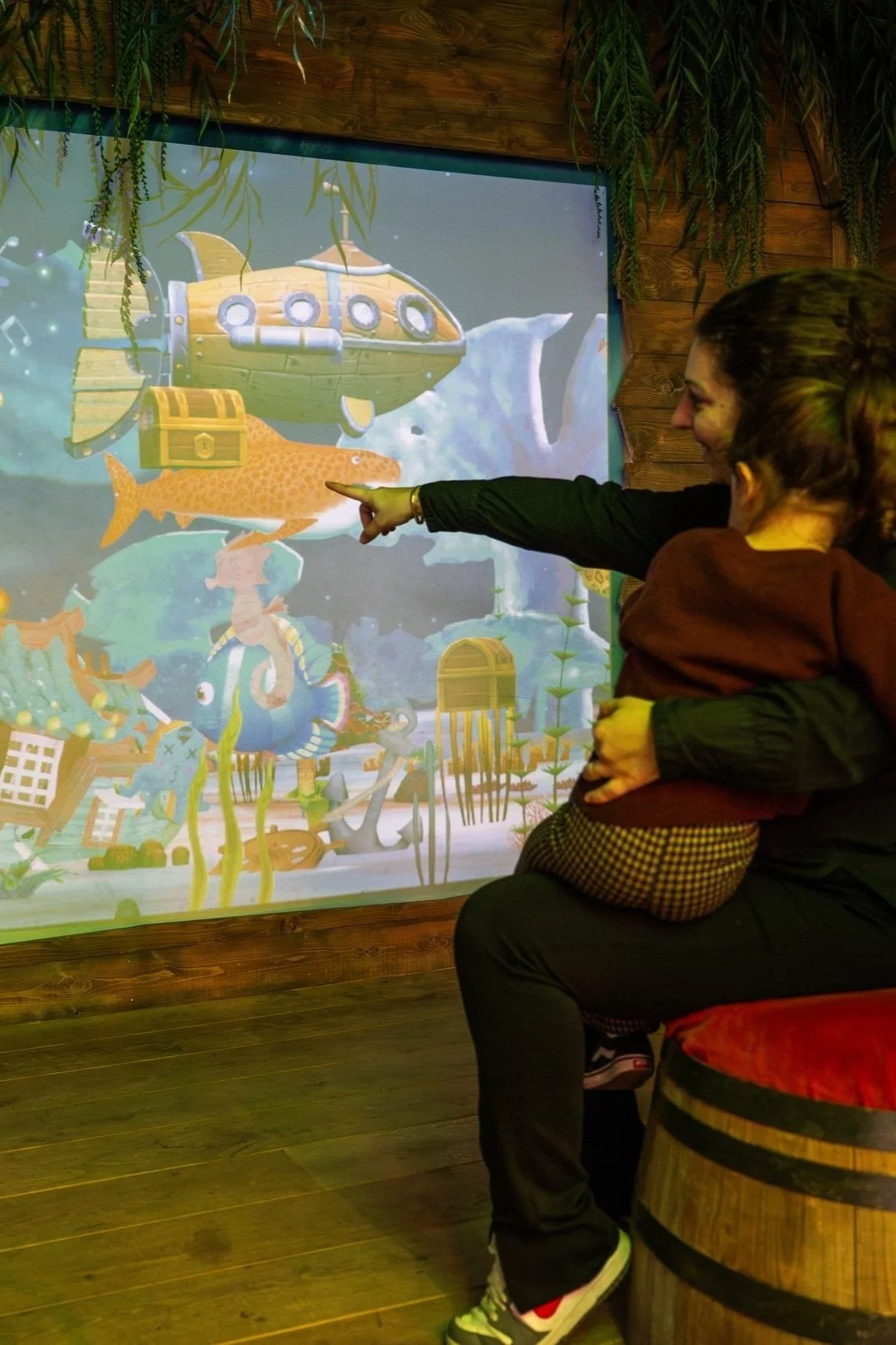 Interactieve tekeningenmuur