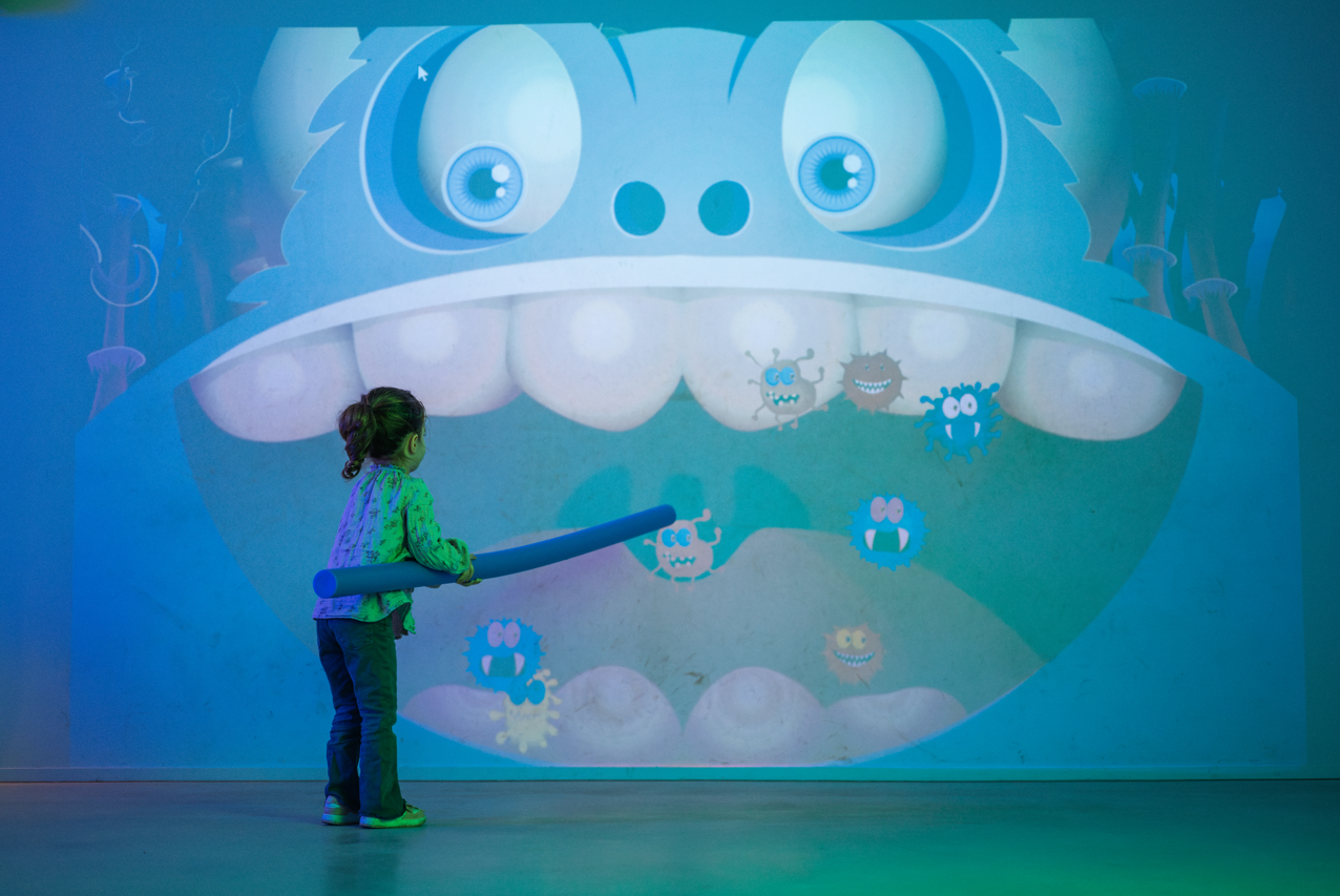 Interactieve speelmuur