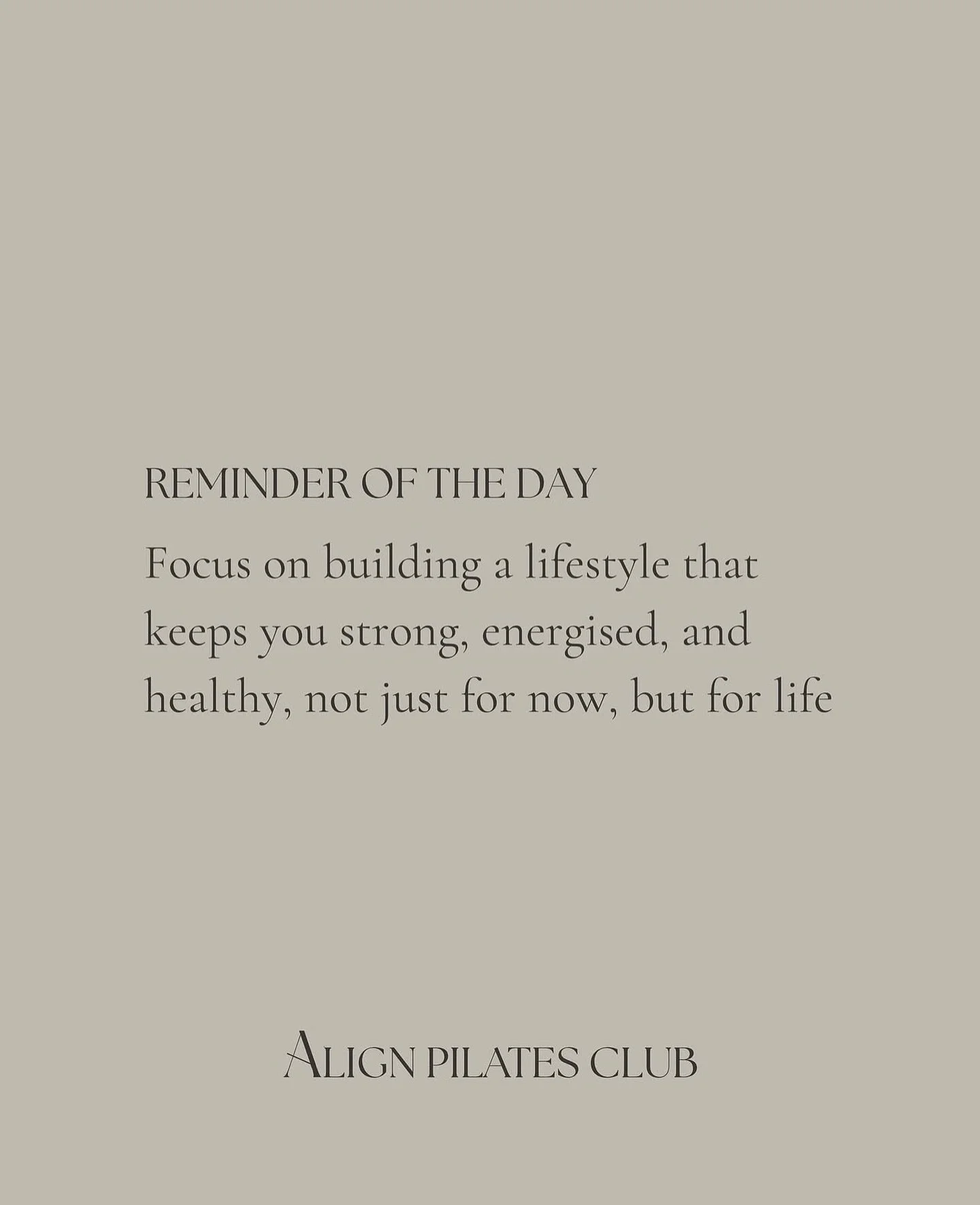Today&rsquo;s Reminder that at ALIGN Pilates Club we&rsquo;ve created a platform that has all the tools for you to build that lifestyle.

Visit www.alignpilatesclub.ie

#alignpilatesclub #motivational #buildingalifestyle