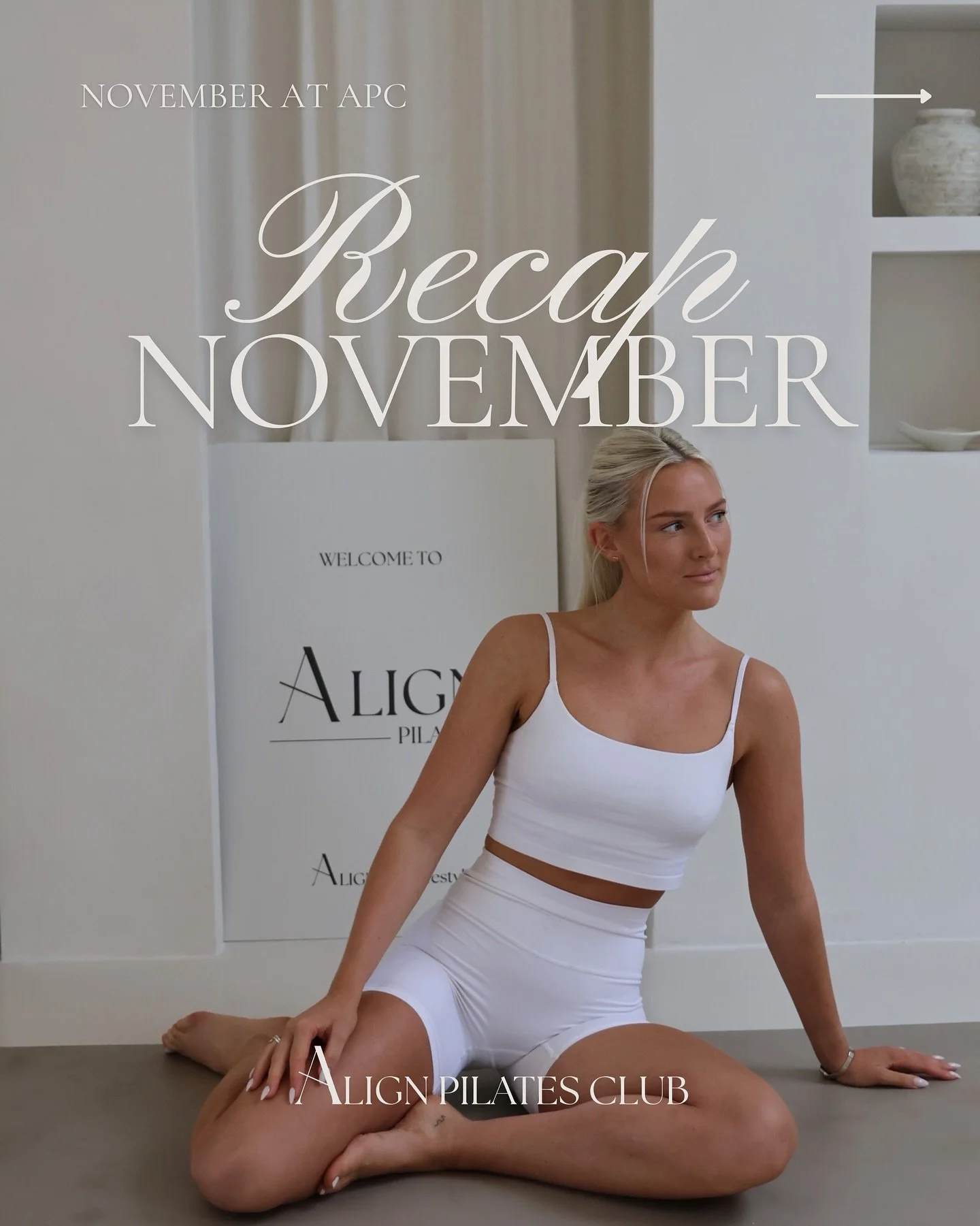 November at The ALIGN Pilates Club 🤍

This month was definitely one of the most exciting we have ever had, as we finally brought the vision we have always had to life. We launched our first on demand membership available for the month of December to