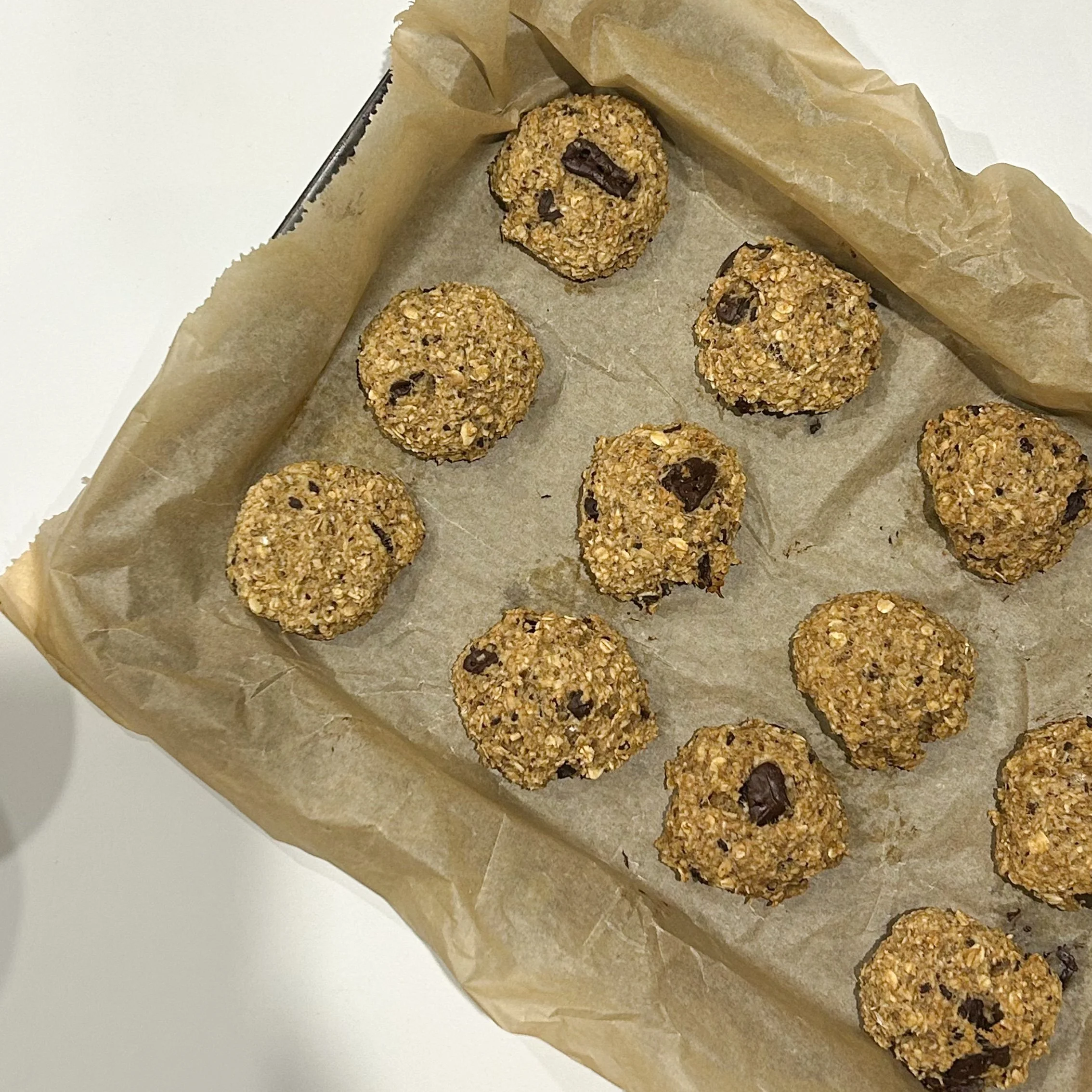 Banana Bread Fibre Cookies