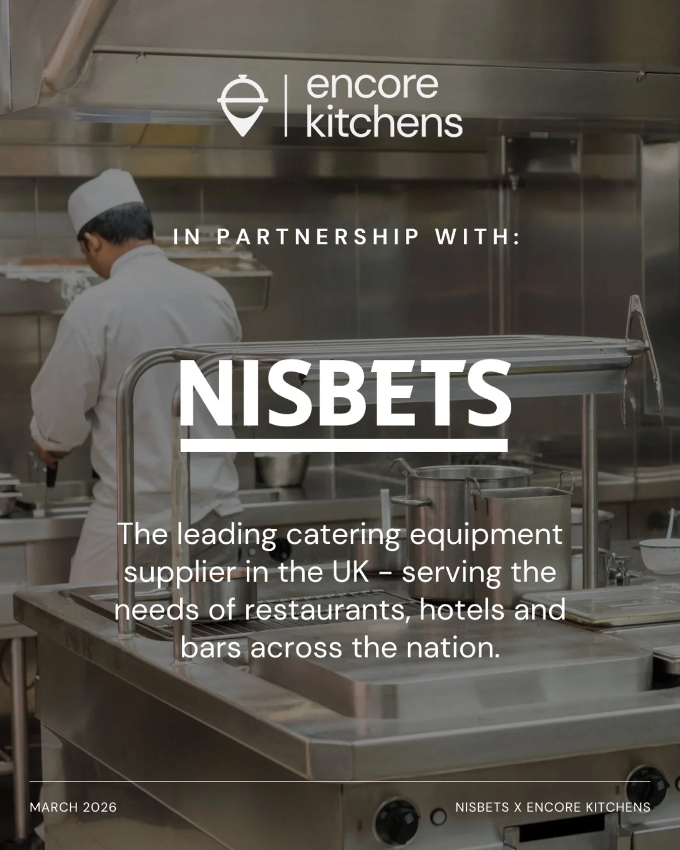Equipping a commercial kitchen with reliable, professional-grade equipment is essential, but sourcing the right products quickly and cost-effectively challenges growing food brands.

We&rsquo;re proud to be partnering with @nisbets_ to support our br
