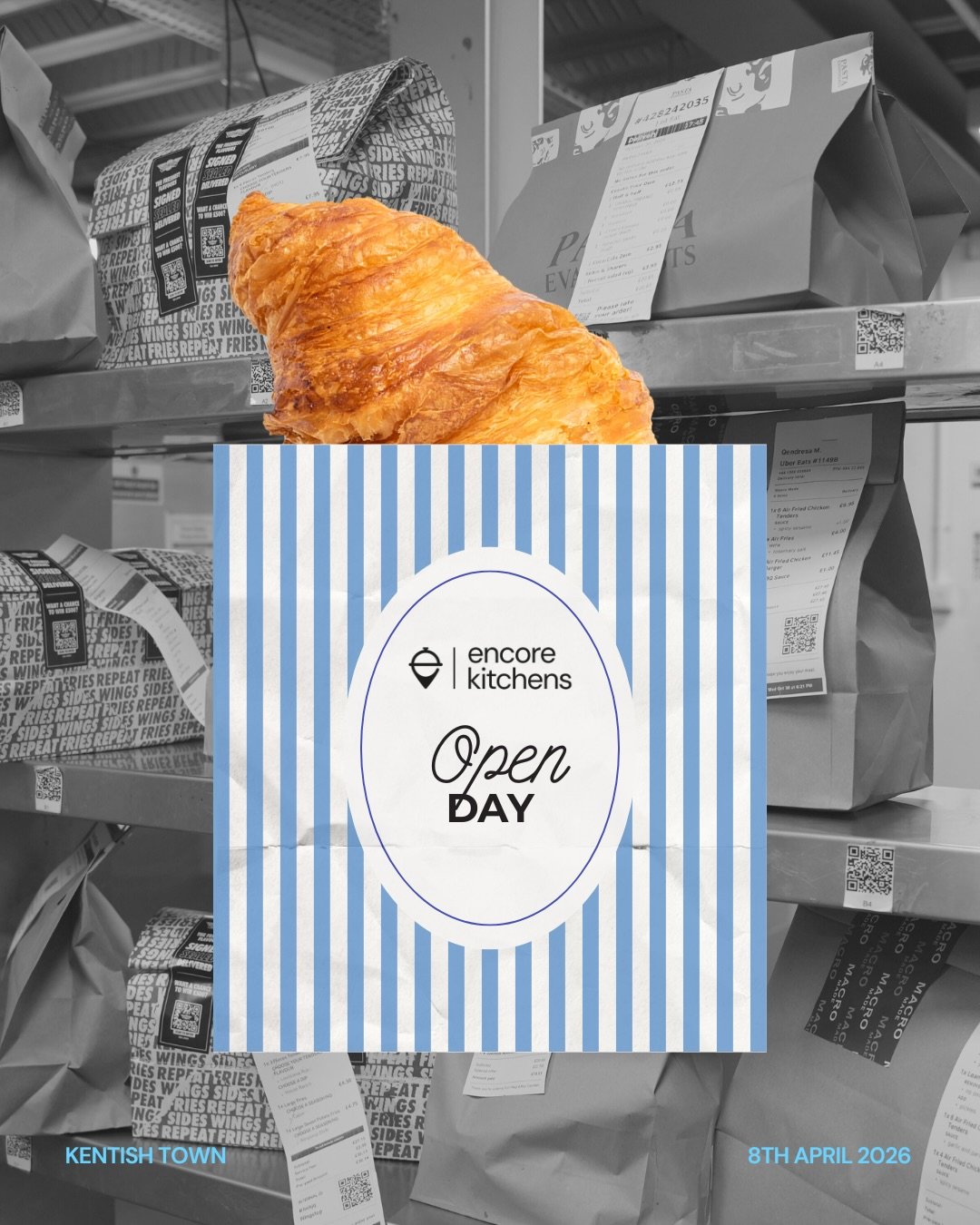 Step inside the heart of where great food brands are built 👀

Join us at Encore Kitchens Open Day on 8th April at our Kentish Town facility - a chance for brands, agencies, and food creators to experience our kitchens up close, meet our partners, an