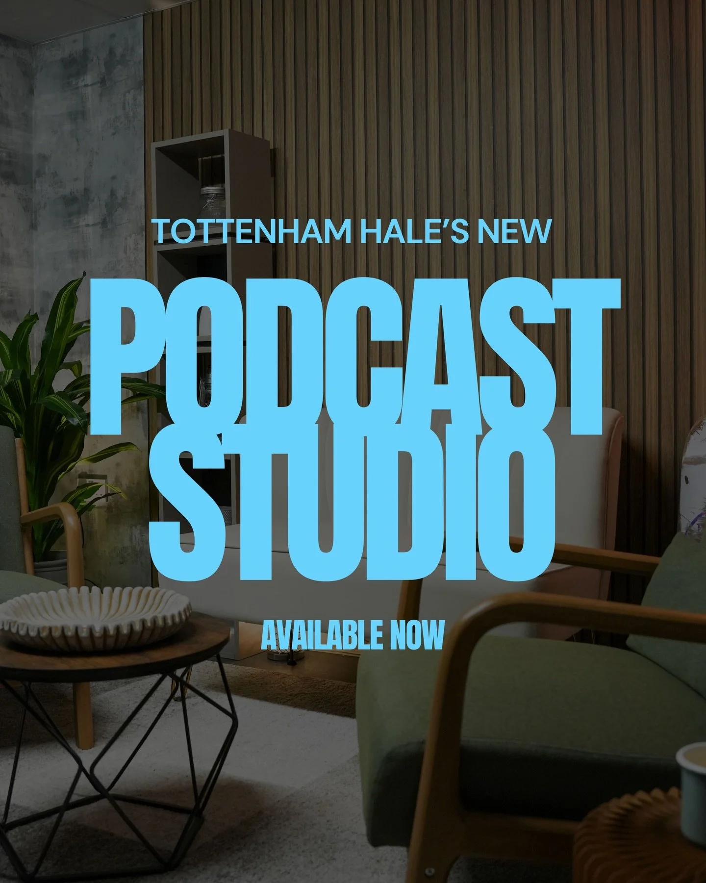 Inside our podcast studio at Tottenham Hale 🎙️
A dedicated space at our Encore site designed for recording podcasts, interviews, and content creation, simple setup, clean audio, and everything you need to get ideas out of your head and into a mic.
?