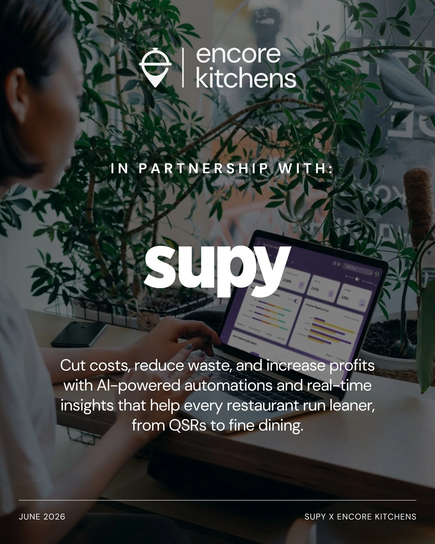 Still managing inventory on spreadsheets? 📋

There&rsquo;s a smarter way.

We&rsquo;ve partnered with @supy.io to help Encore Kitchens members take control of their stock, suppliers, and purchasing&mdash;all from one platform.

From real-time invent