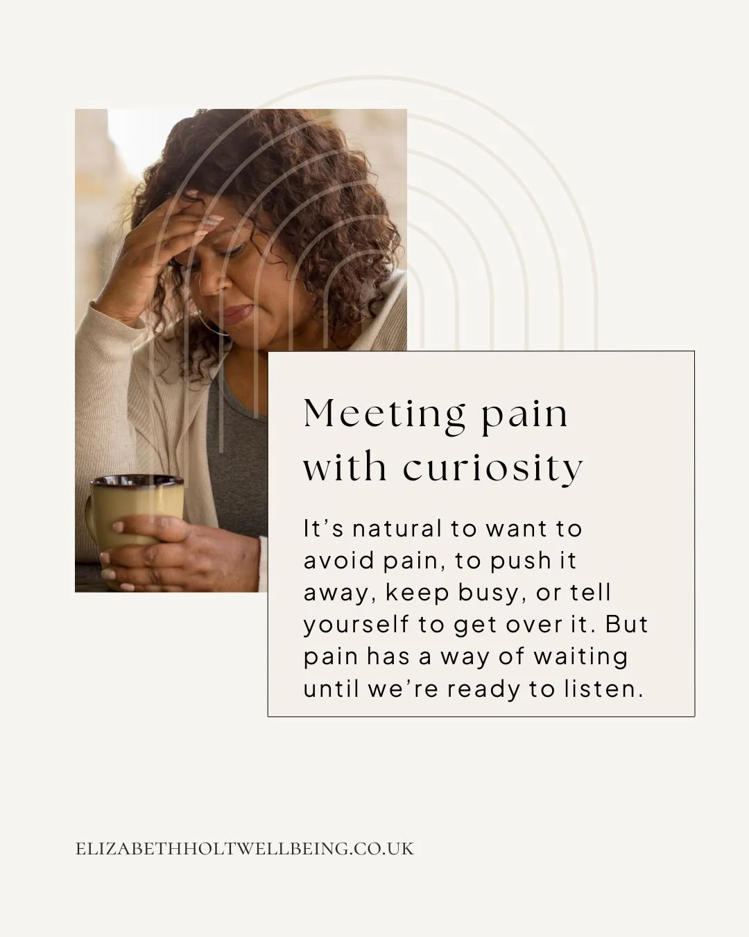 It&rsquo;s natural to want to avoid pain, to push it away, keep busy or tell yourself to get over it. But pain has a way of waiting until we&rsquo;re ready to listen.
What if, instead of running, you sat with it? Not to wallow, but to understand what