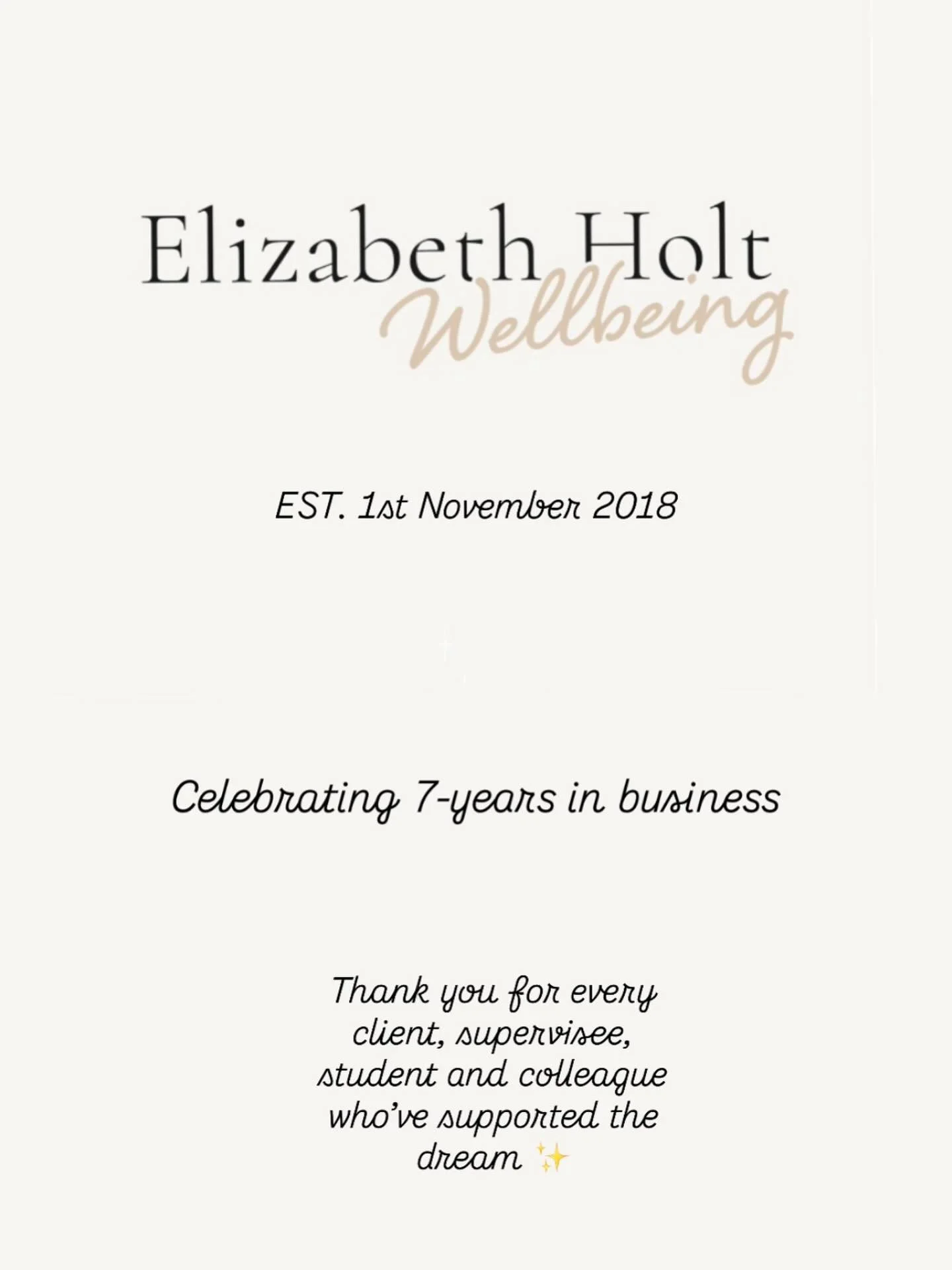 Celebrating 7 incredible years in business today! 🎉 I&rsquo;m so grateful for all the clients, colleagues, friends, and supporters who&rsquo;ve been part of this journey. Thank you for trusting me, inspiring me and helping this business to grow over